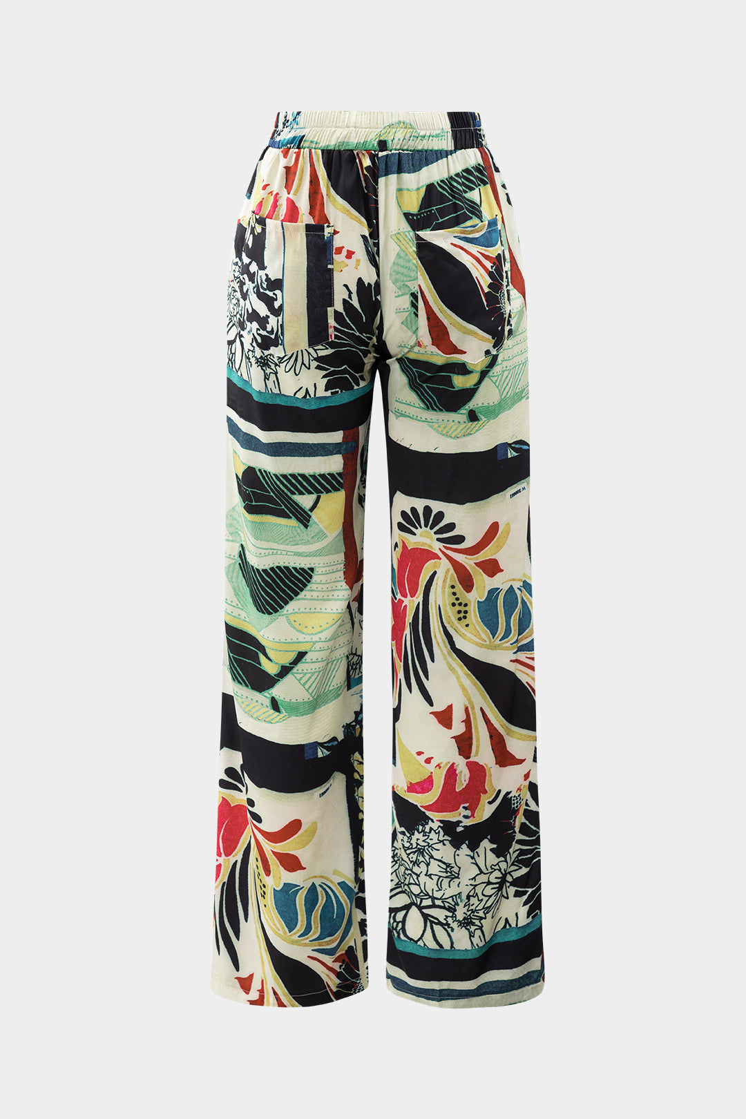 Floriana luxe bloemenprint broek