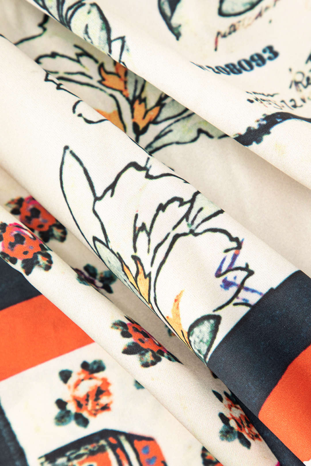 Floriana luxe bloemenprint broek