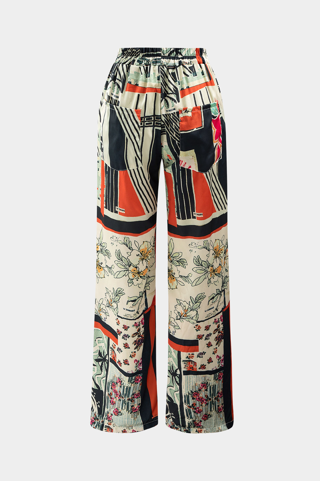 Floriana luxe bloemenprint broek