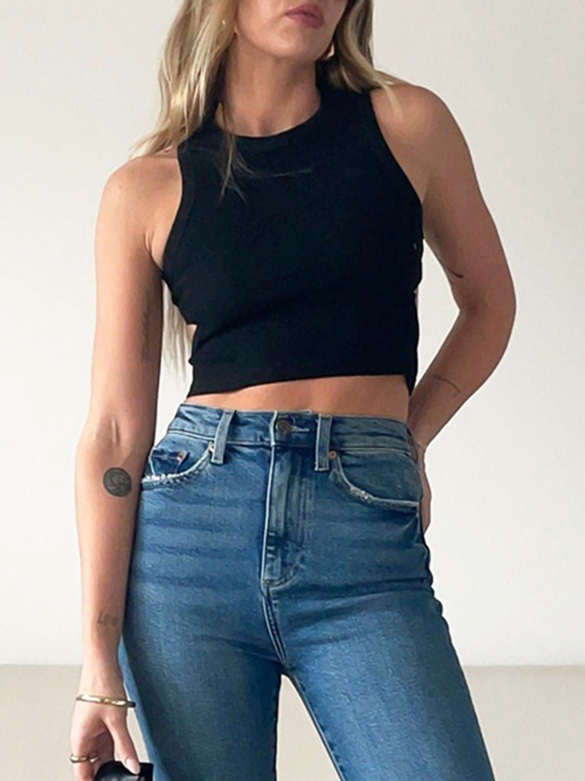 Selene stijlvolle crop top