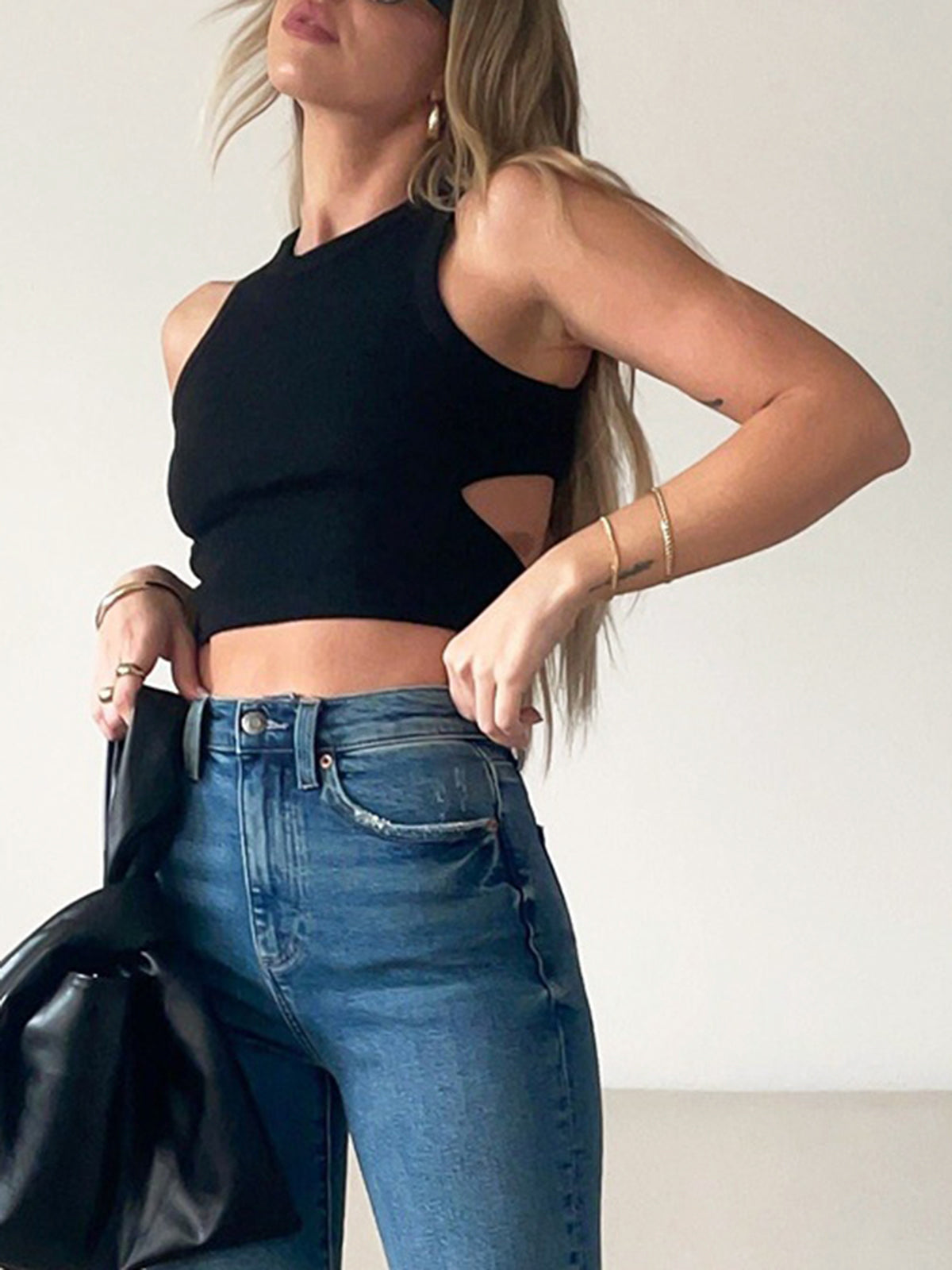 Selene stijlvolle crop top