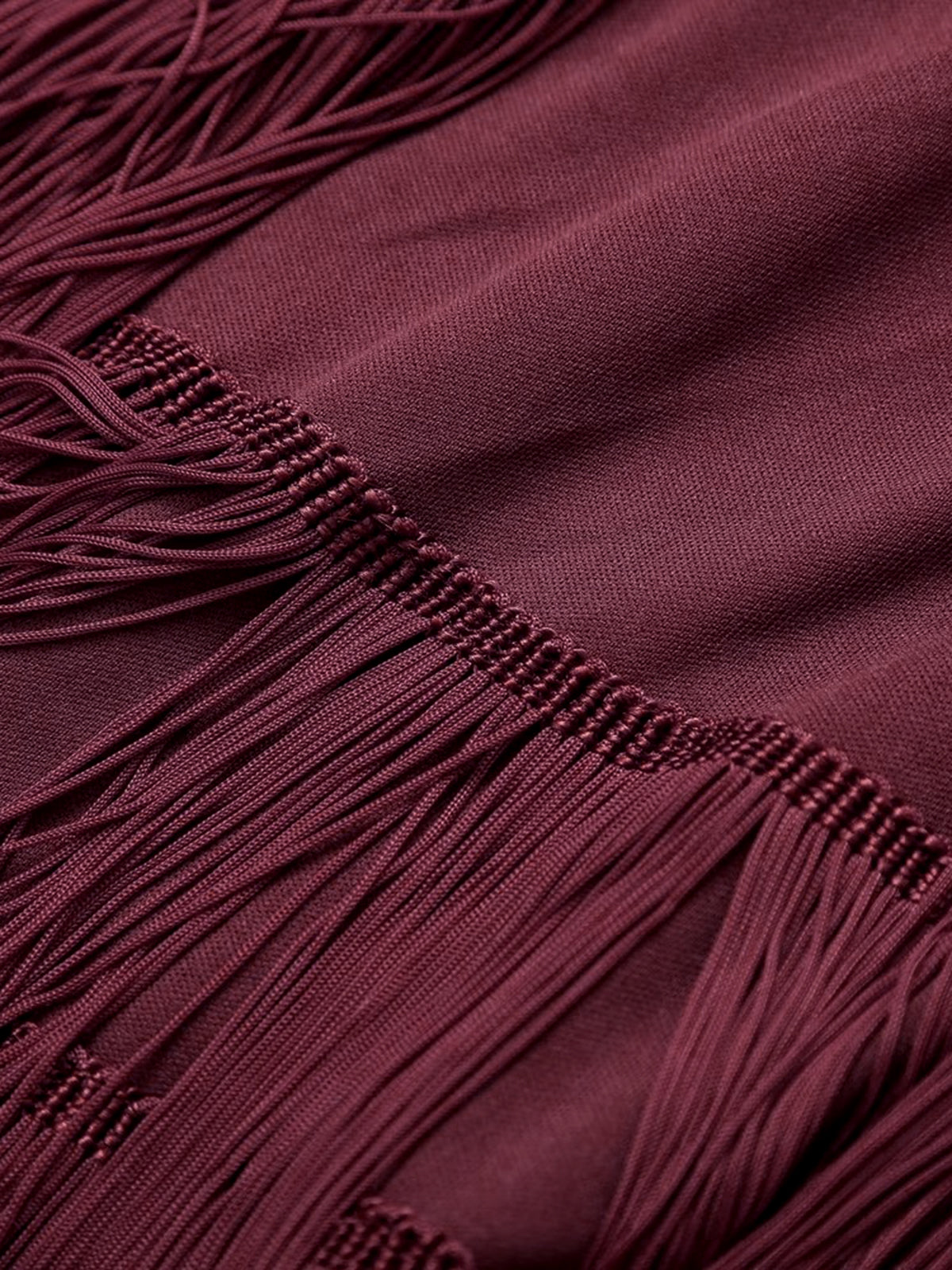 Florence short dress with fringes