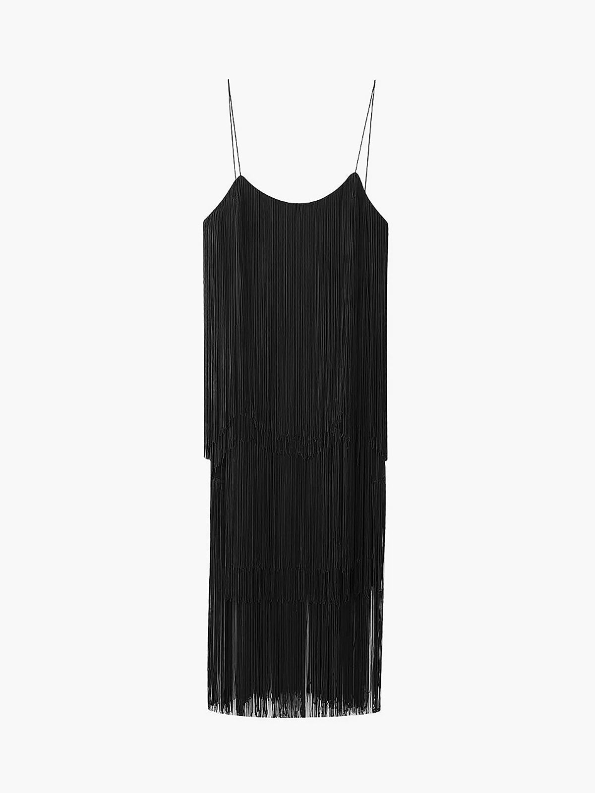 Florence short dress with fringes