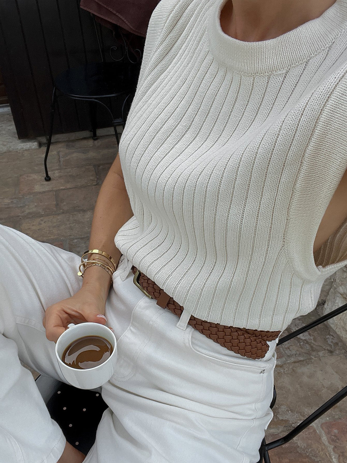 Essentials stijlvolle casual haltertop