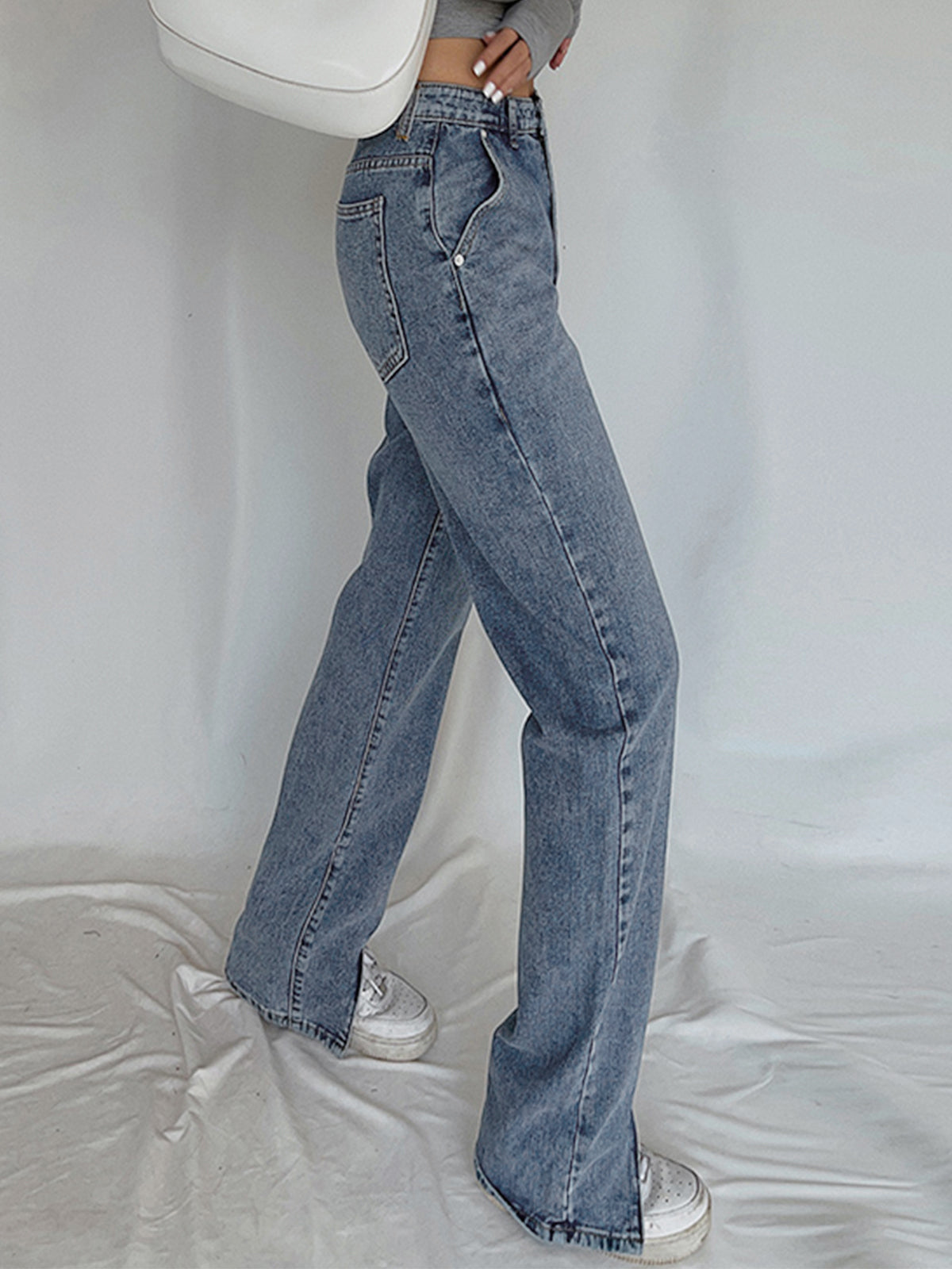 Denim urban broek