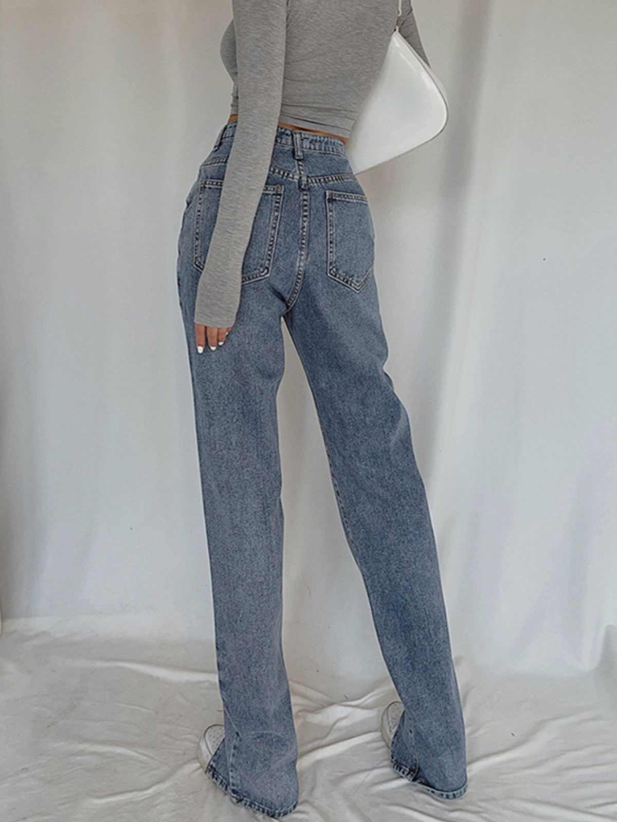 Denim urban broek