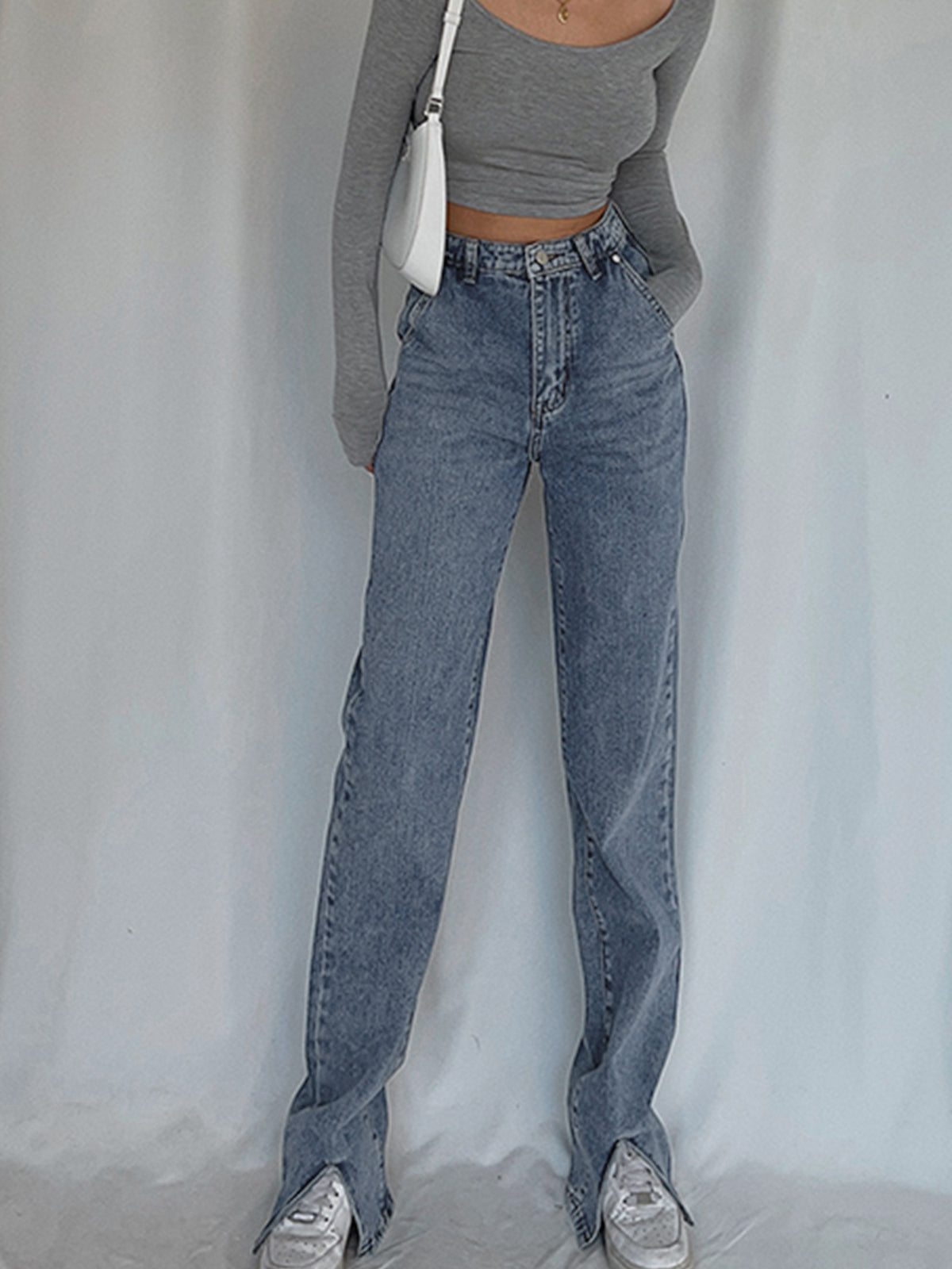 Denim urban broek