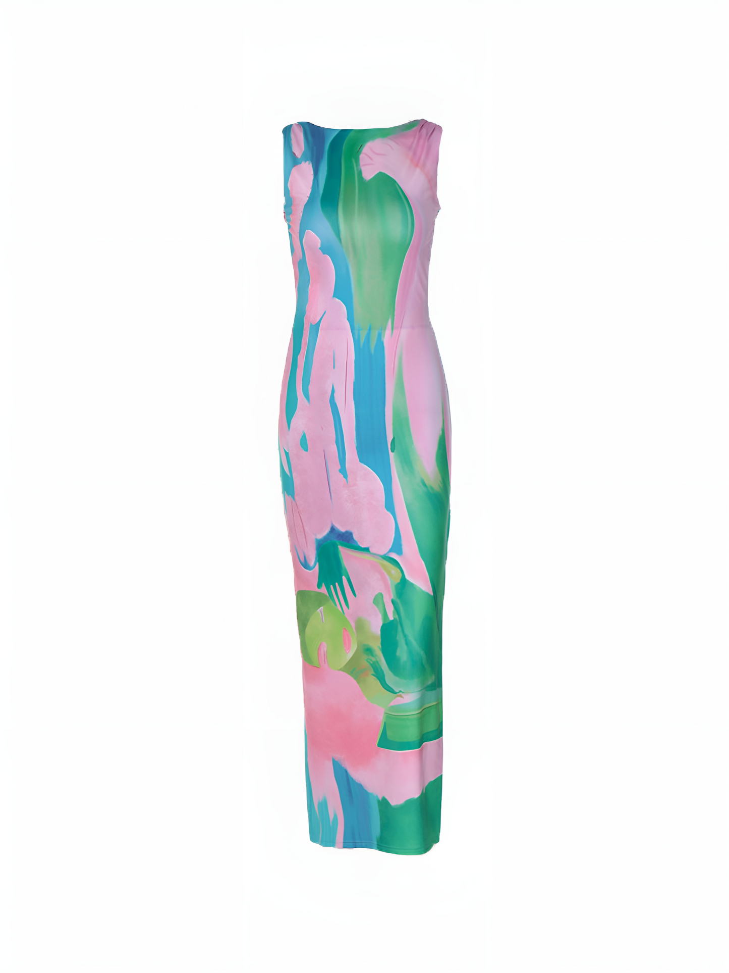 Monet mouwloze maxi jurk
