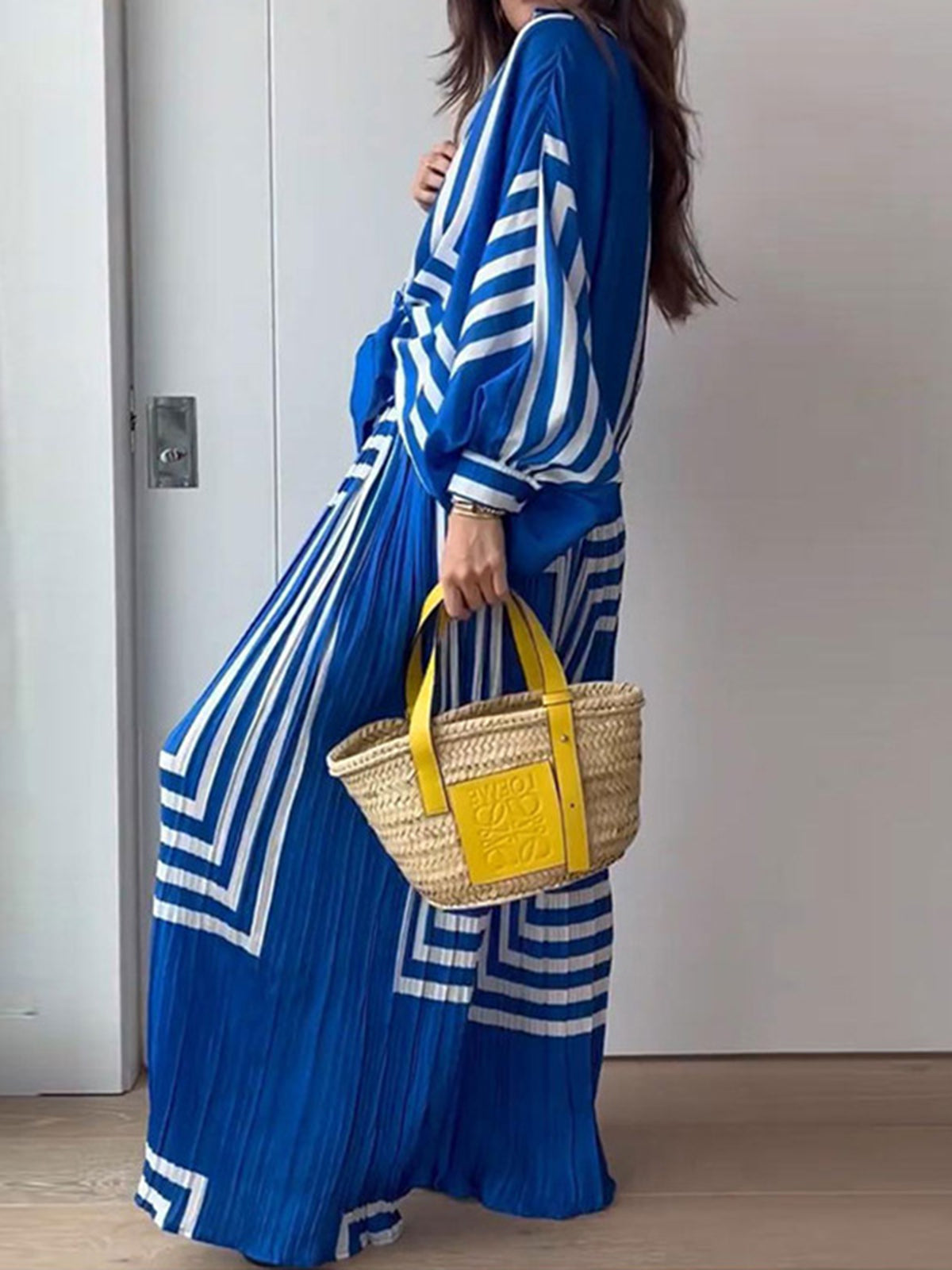 Riviera luxury oversized trouser set