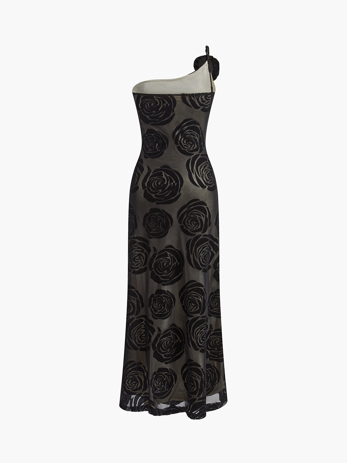 Floranza jacquard maxi dress