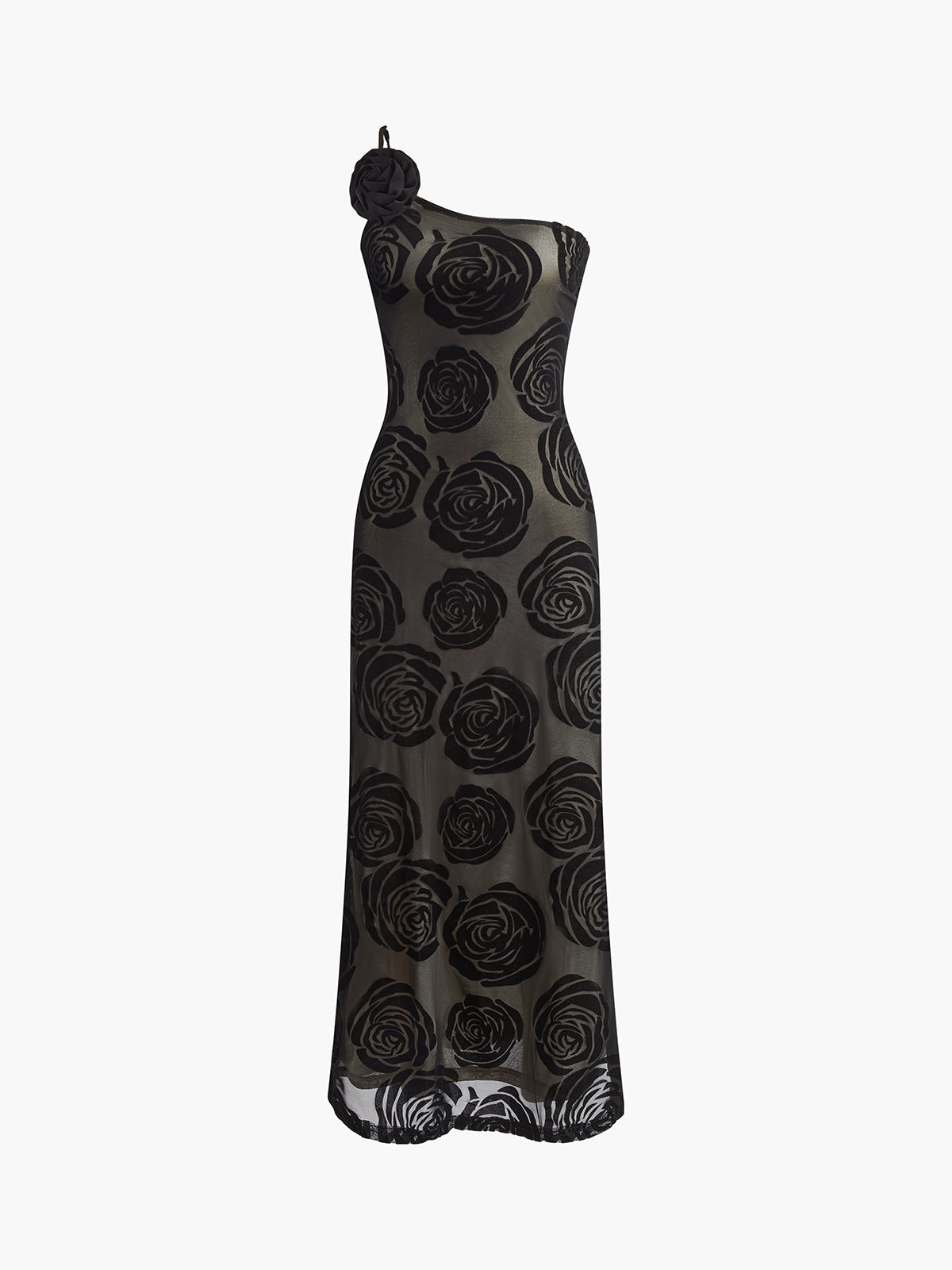 Floranza jacquard maxi dress
