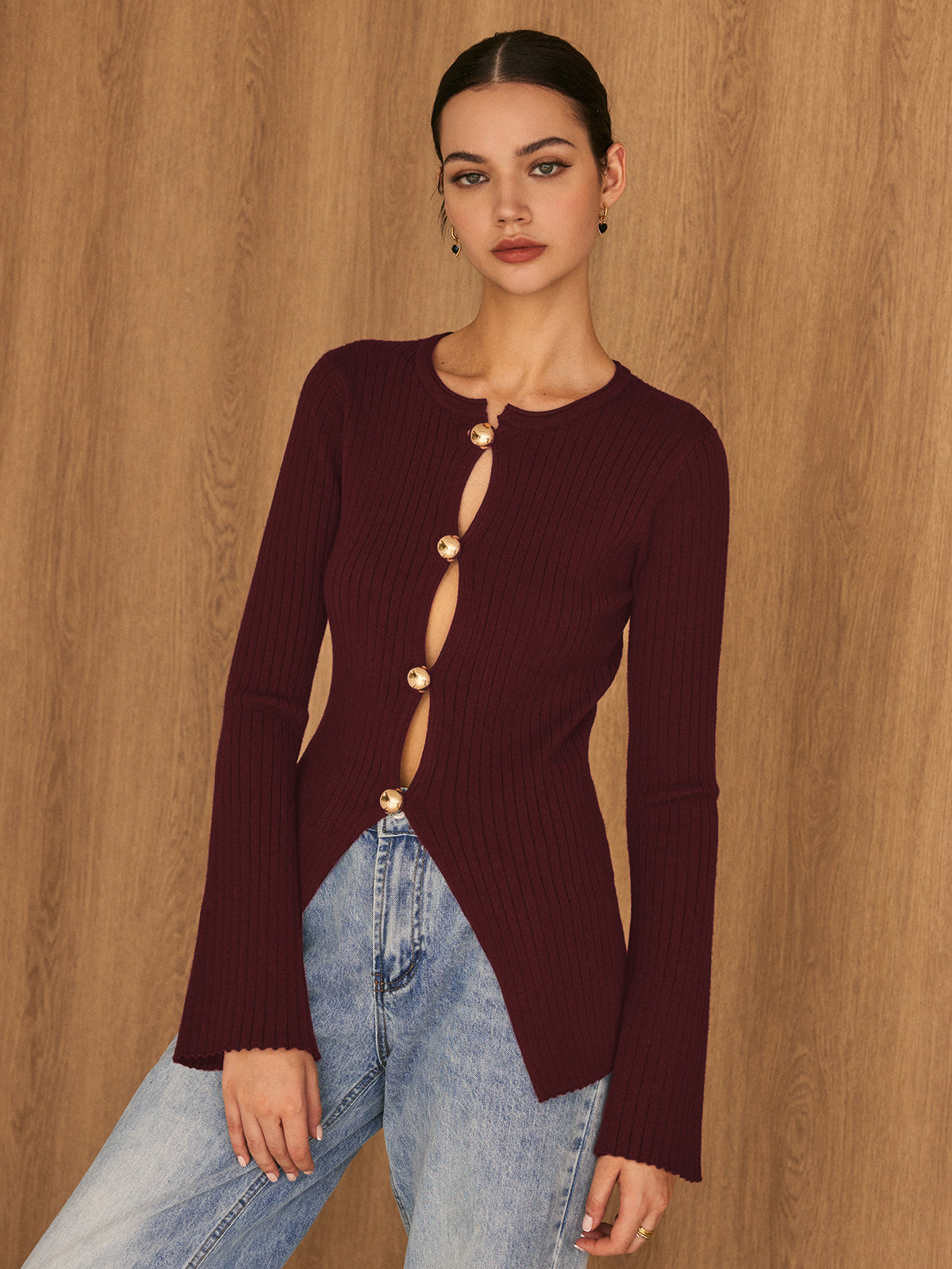 Golden luxe vest