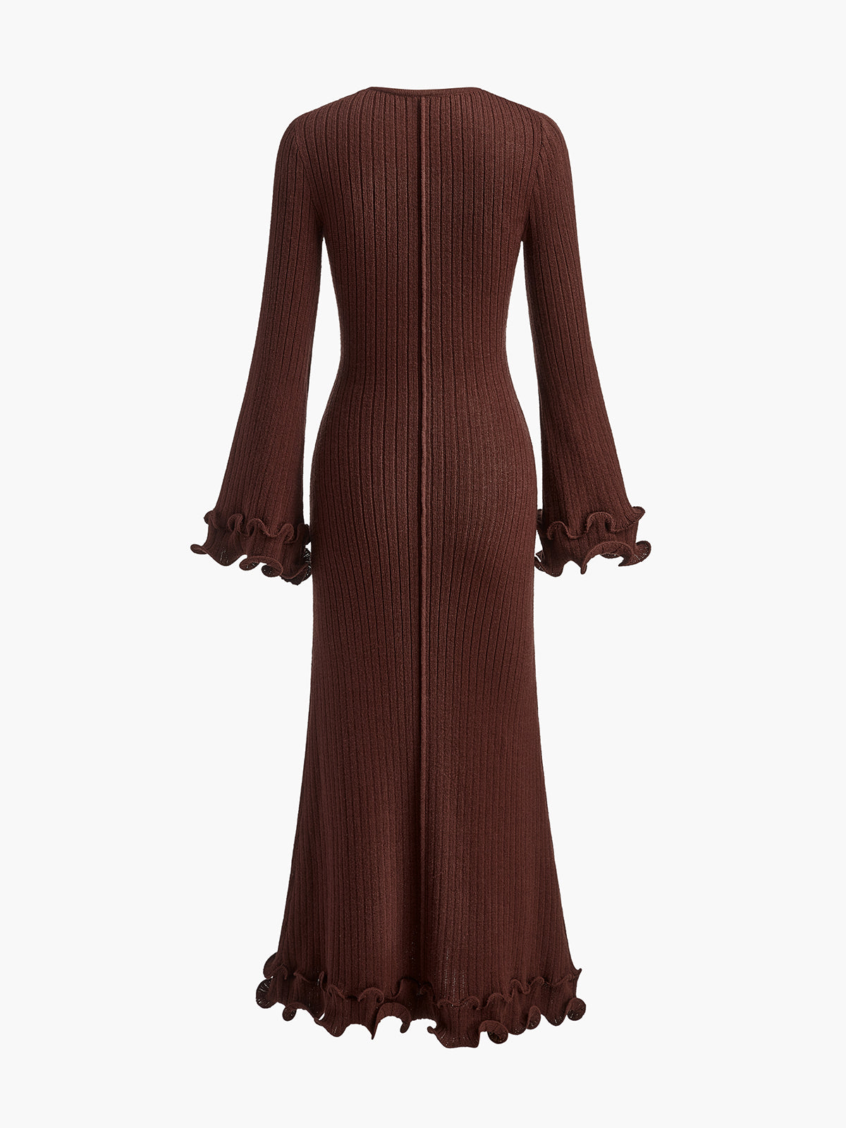 Eleganza gebreide jurk met trekkoord