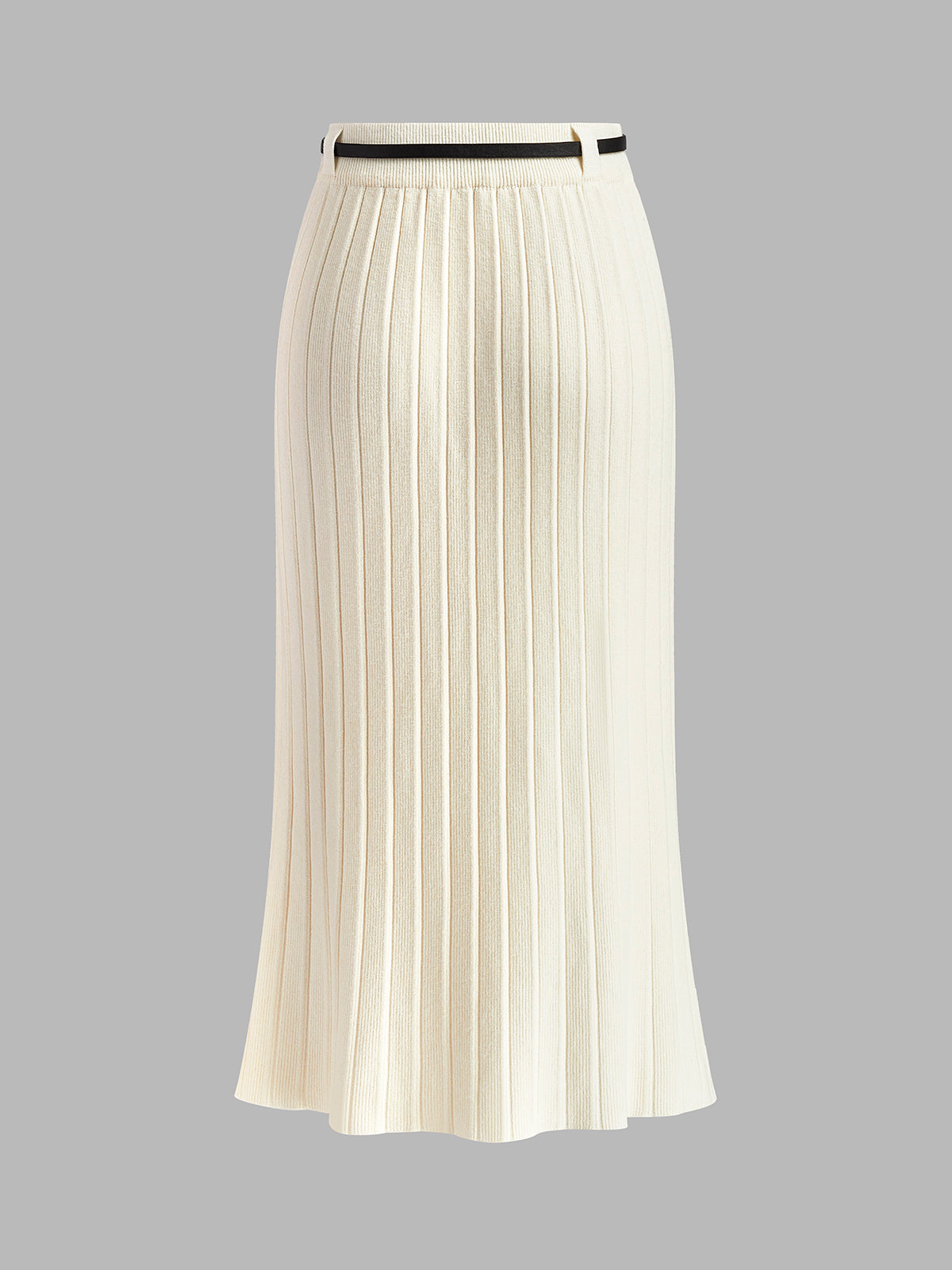 Luxe elegante gebreide plooirok