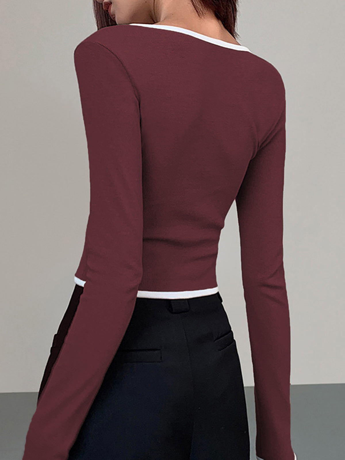 Trendy gebreide vest