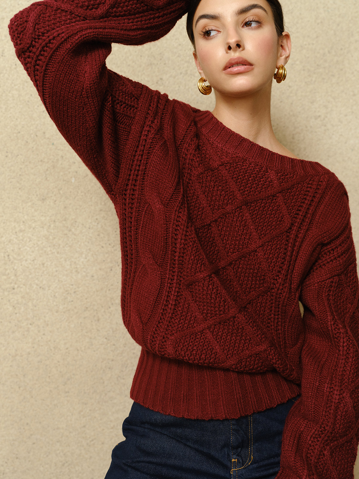 Essentials Cable Knit Sweater