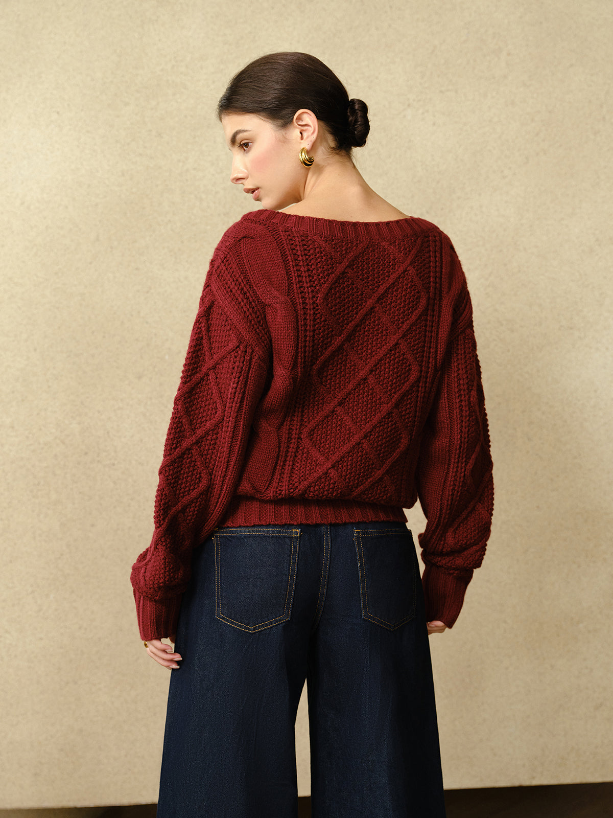 Essentials Cable Knit Sweater
