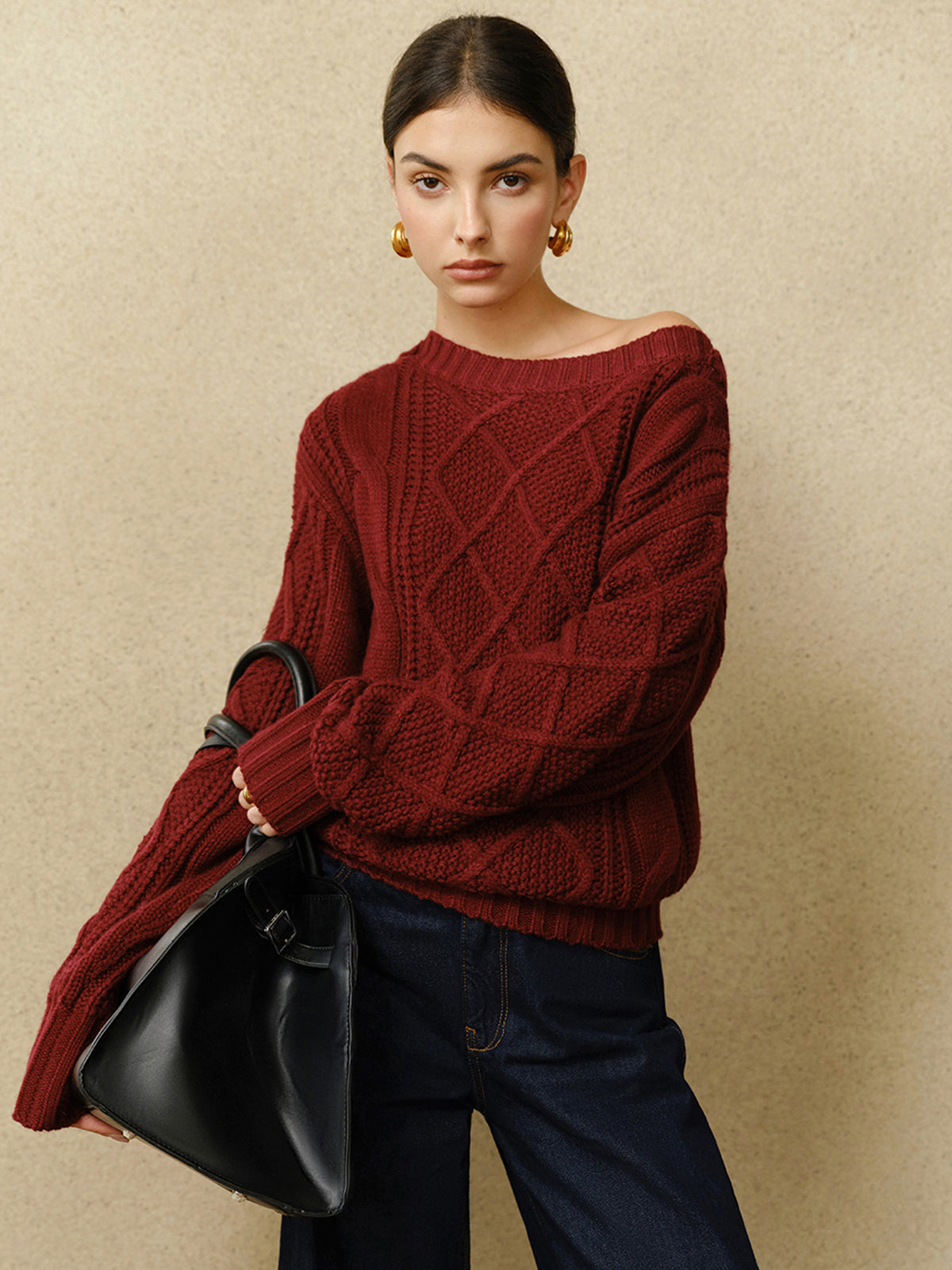 Essentials Cable Knit Sweater