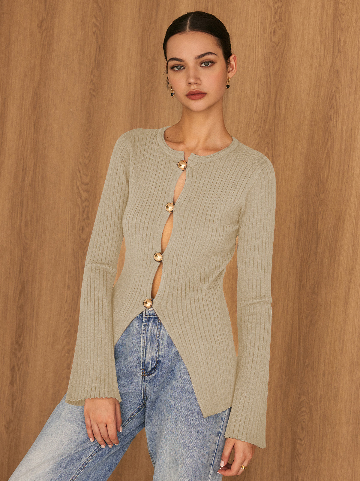 Golden luxe vest