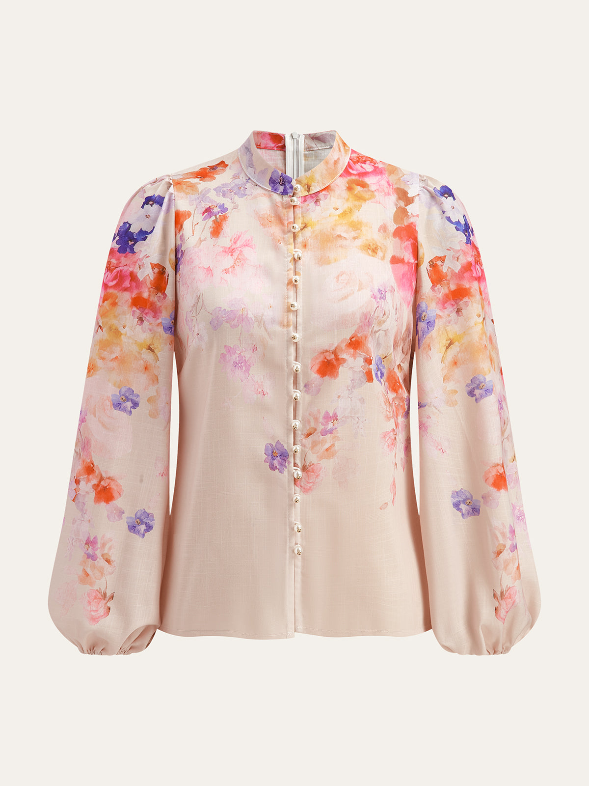 Luxe bloemenprint shorts set