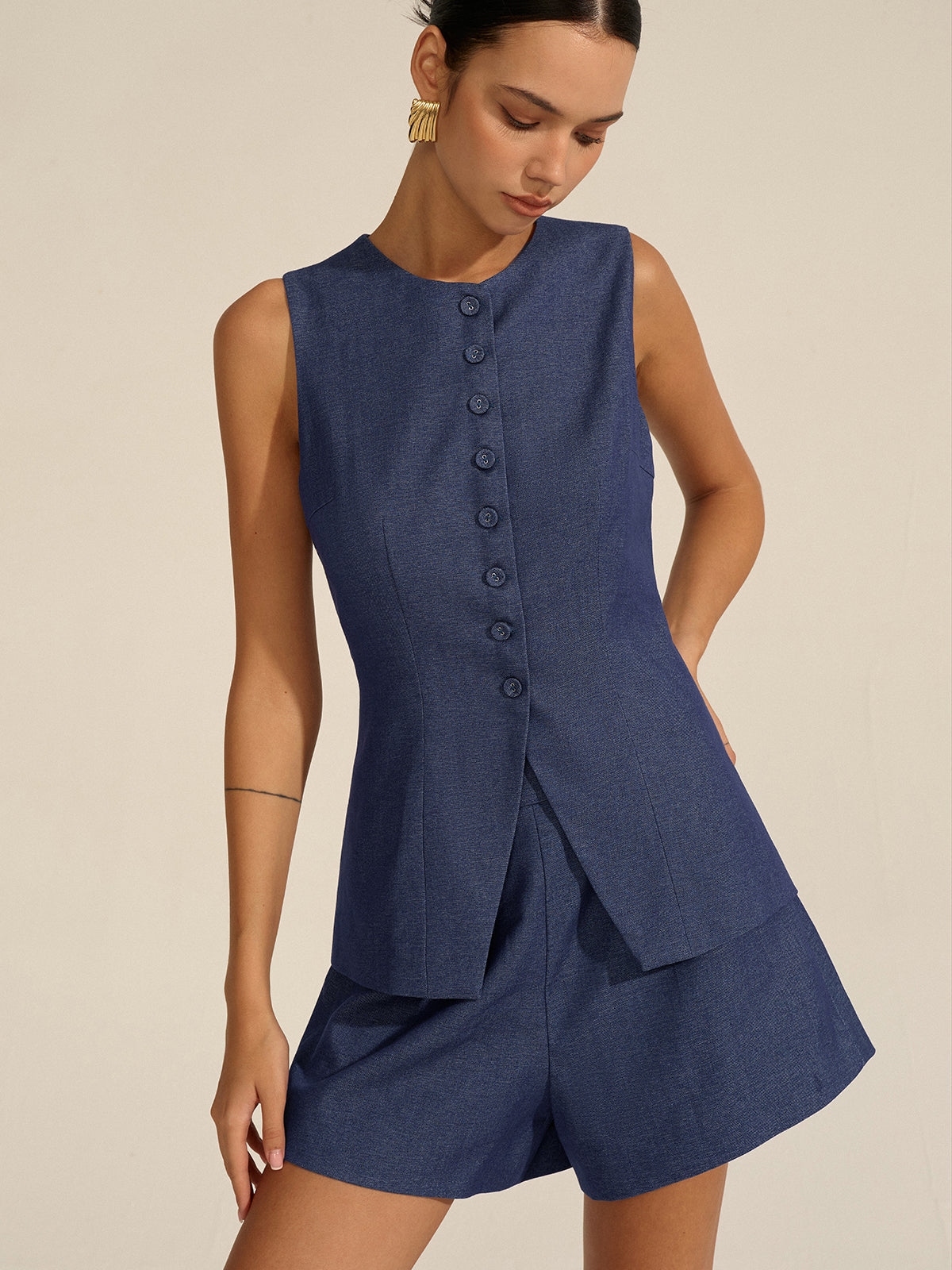 Chic mouwloos gilet
