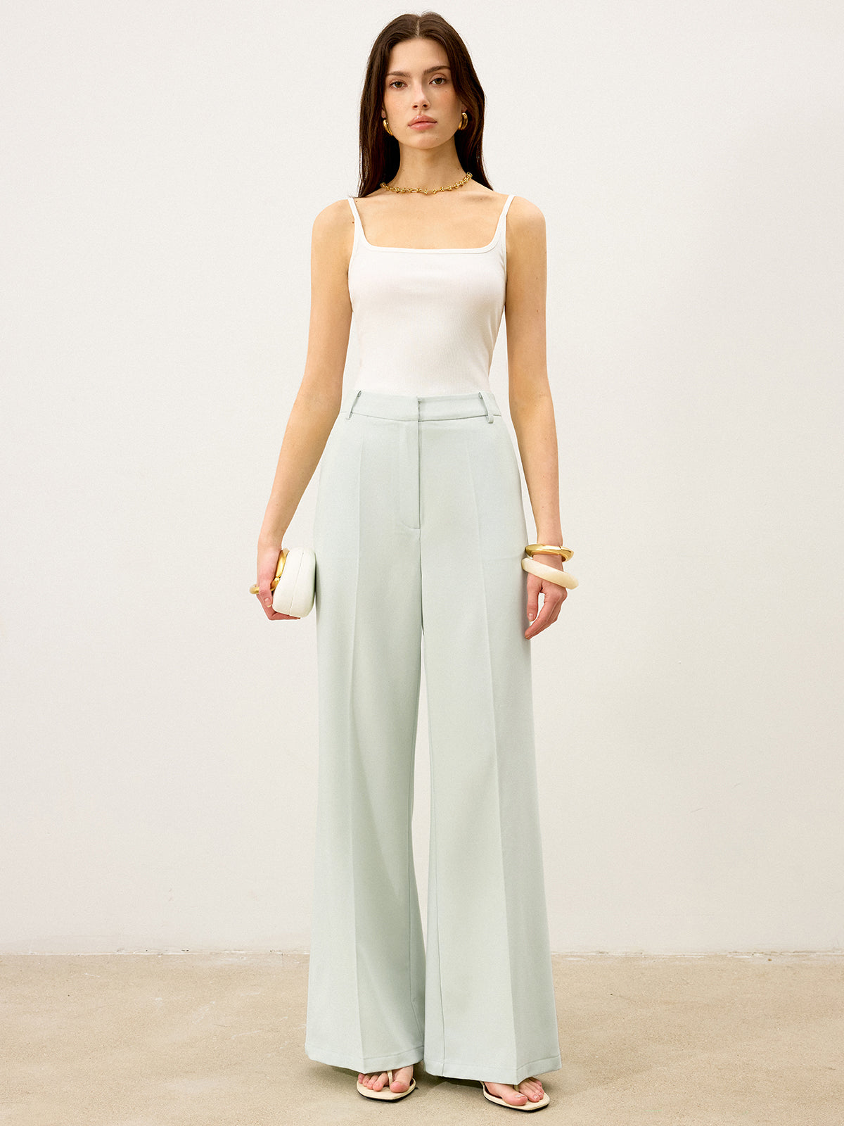 Bellezza luxe high waist palazzo broek