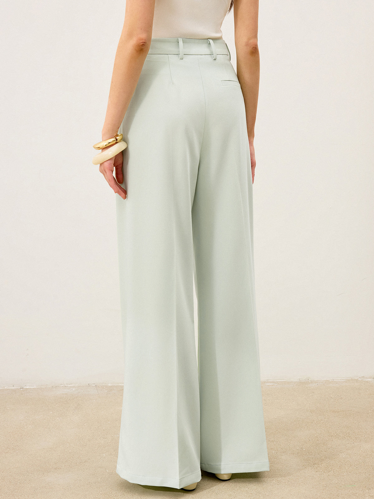 Bellezza luxe high waist palazzo broek