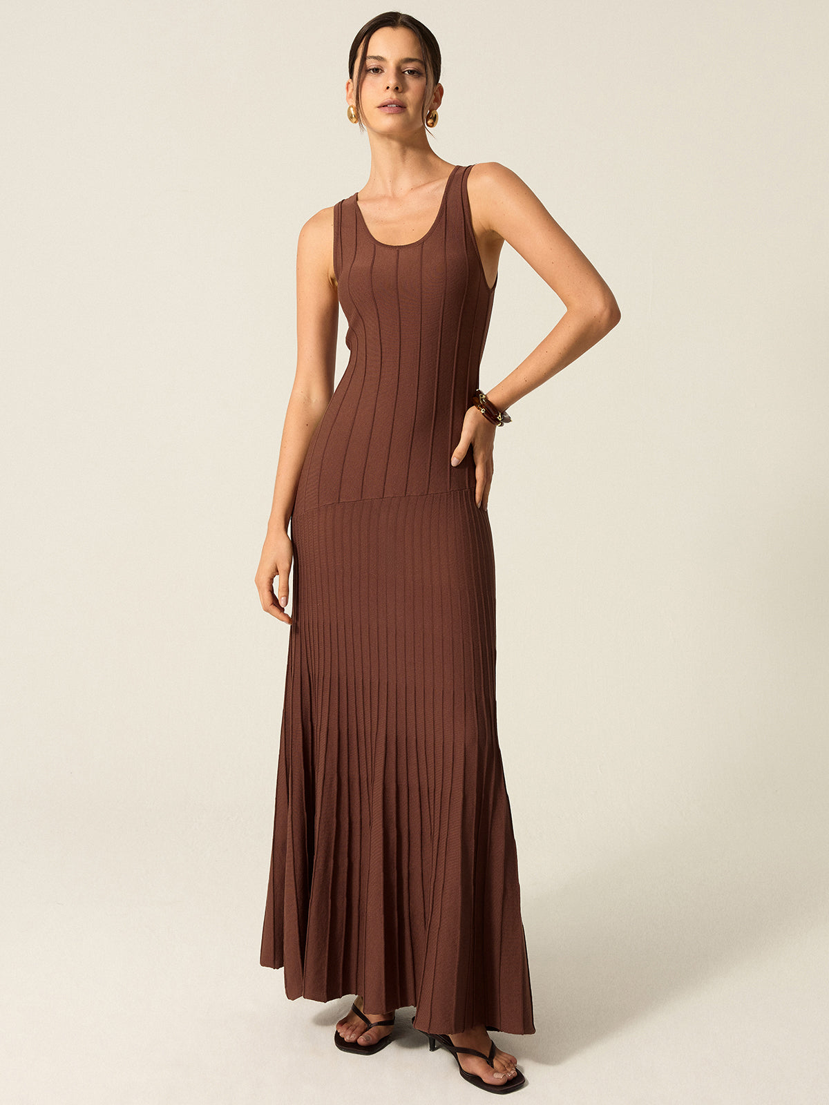 Comfortabel gebreide jurk