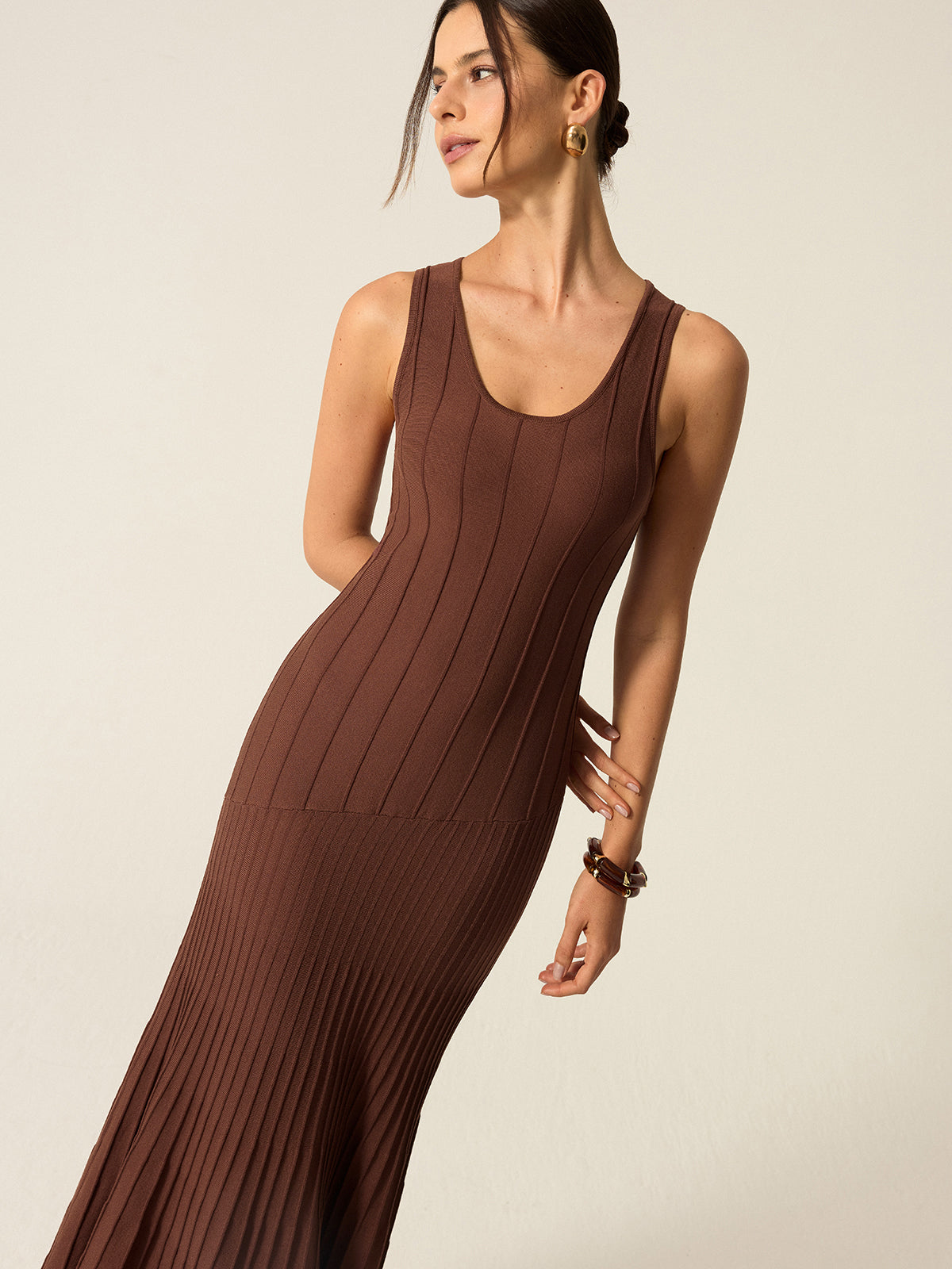 Comfortabel gebreide jurk