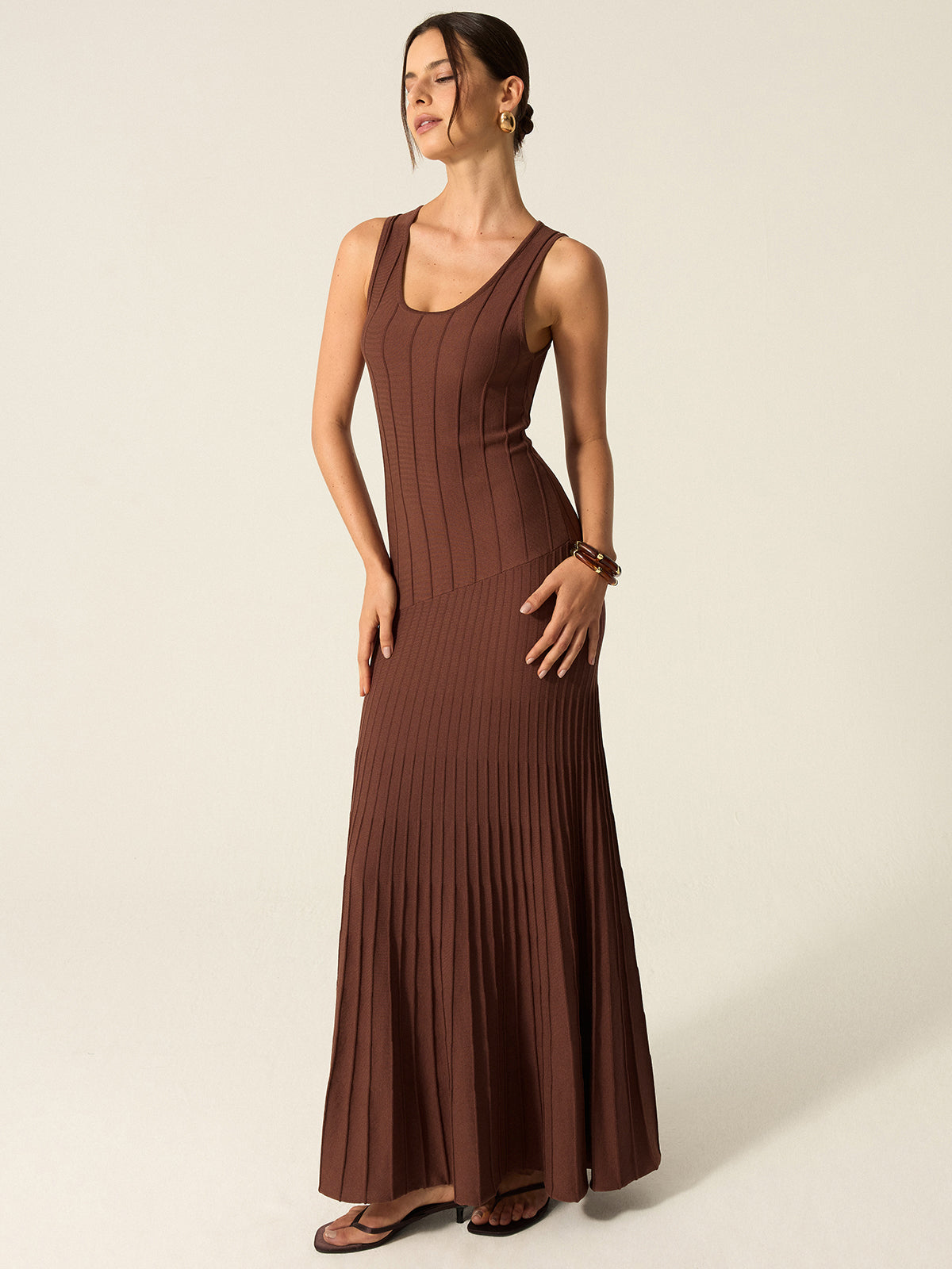 Comfortabel gebreide jurk