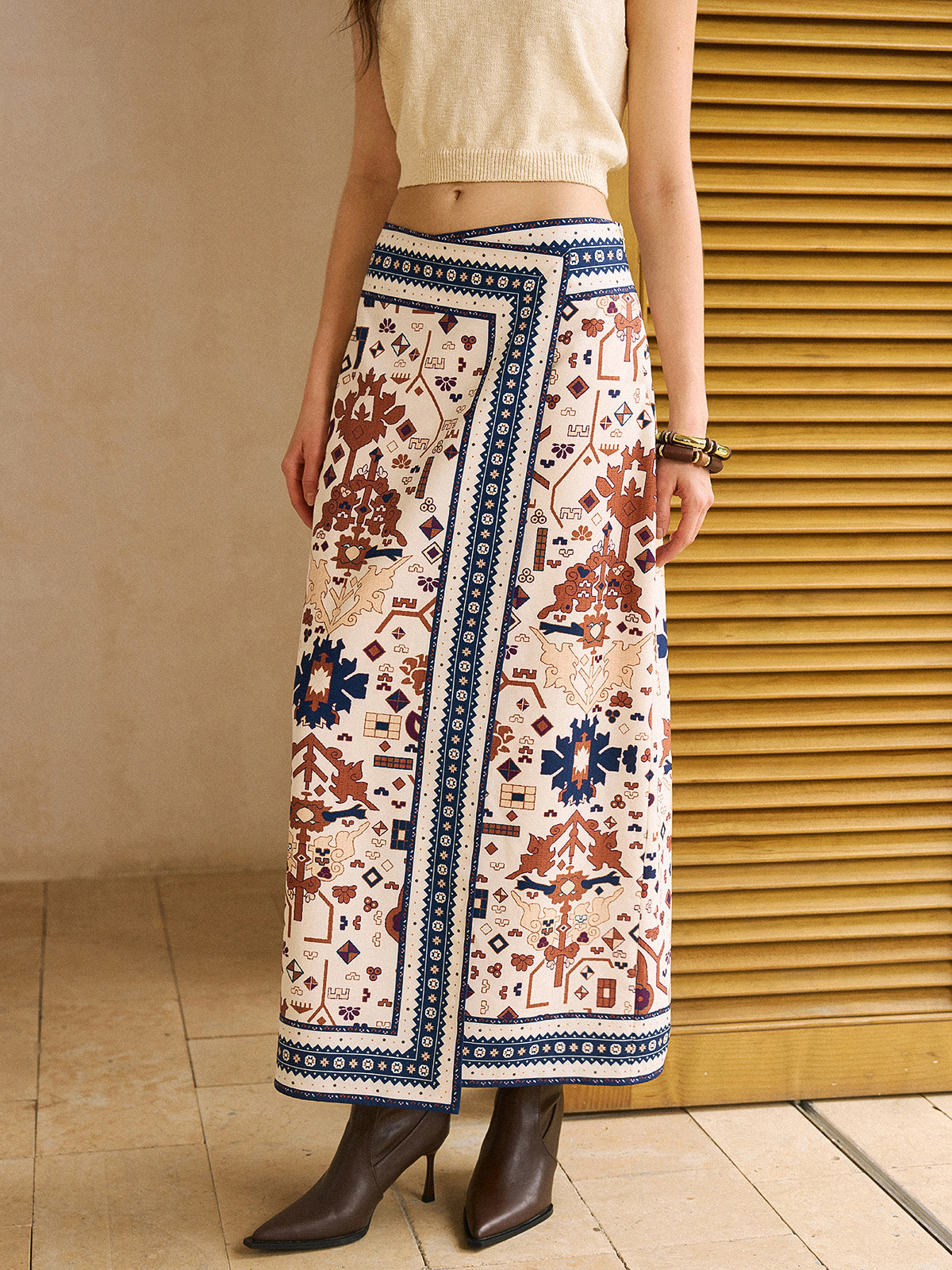 Trendy boho print rok