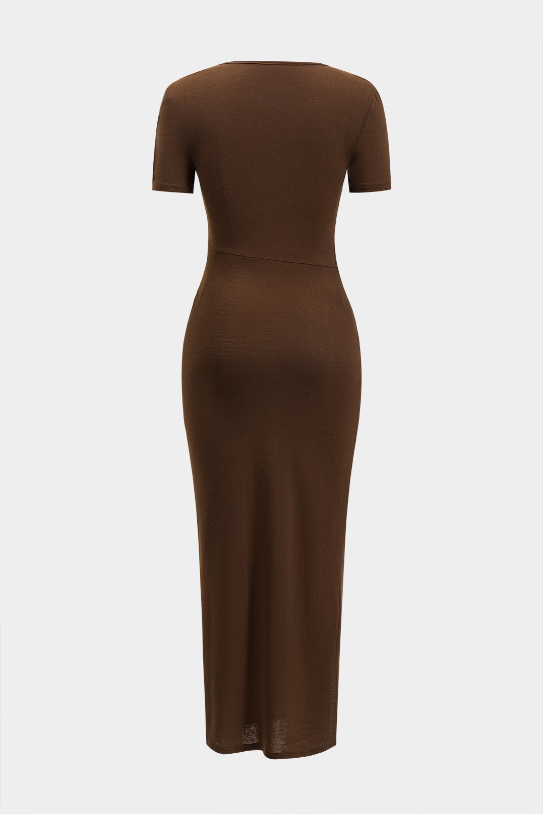 Ava satin mouwloze maxi jurk