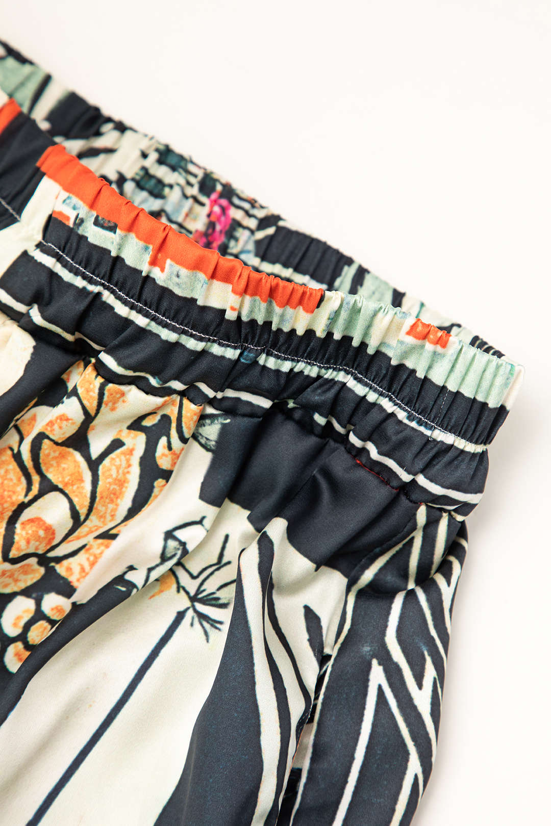 Floriana luxe bloemenprint broek