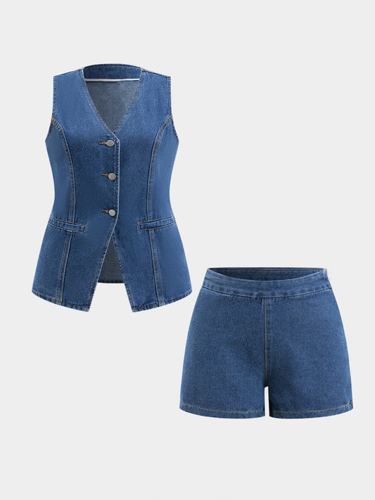 Denim chic set