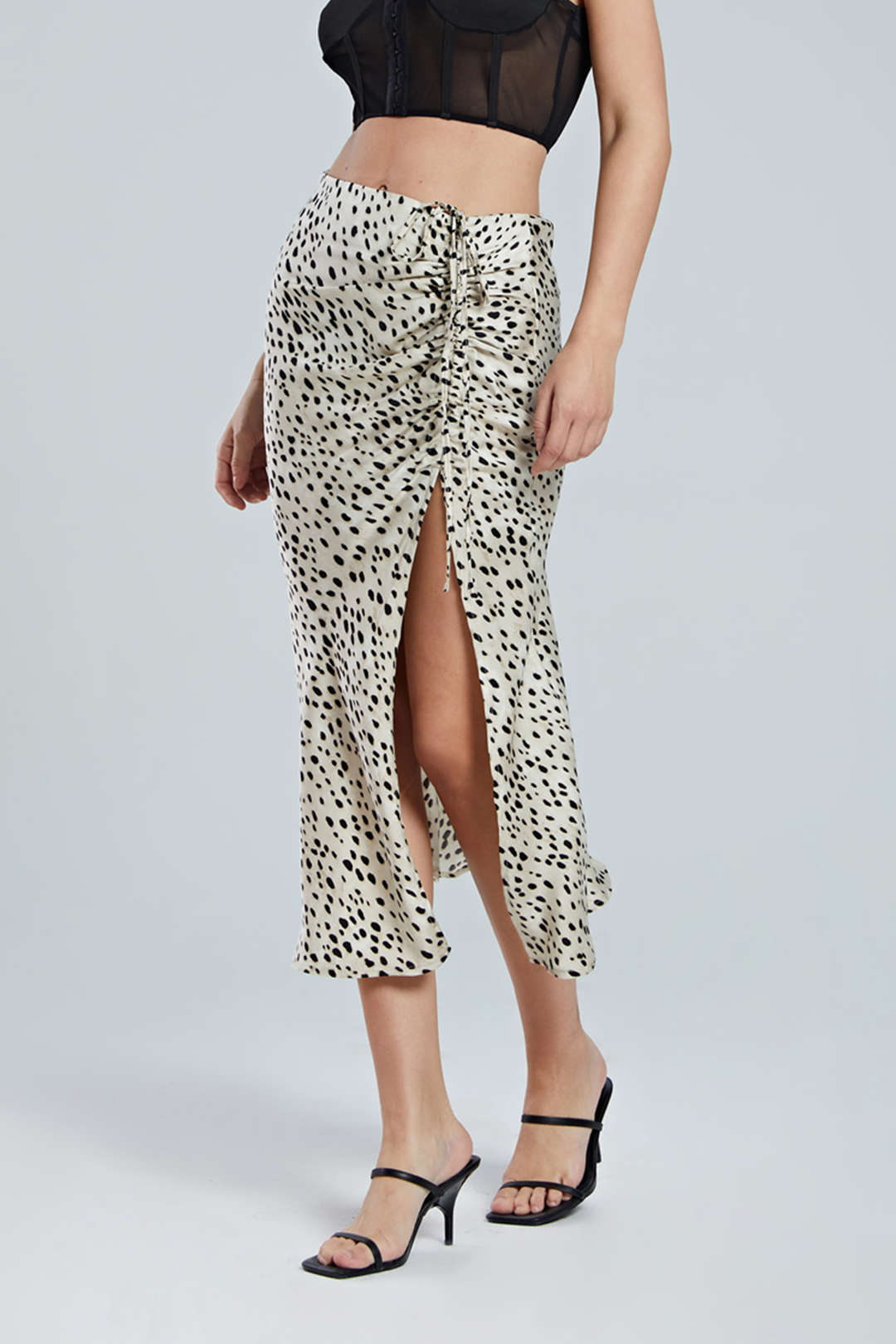 Feline stijlvolle luipaard rok