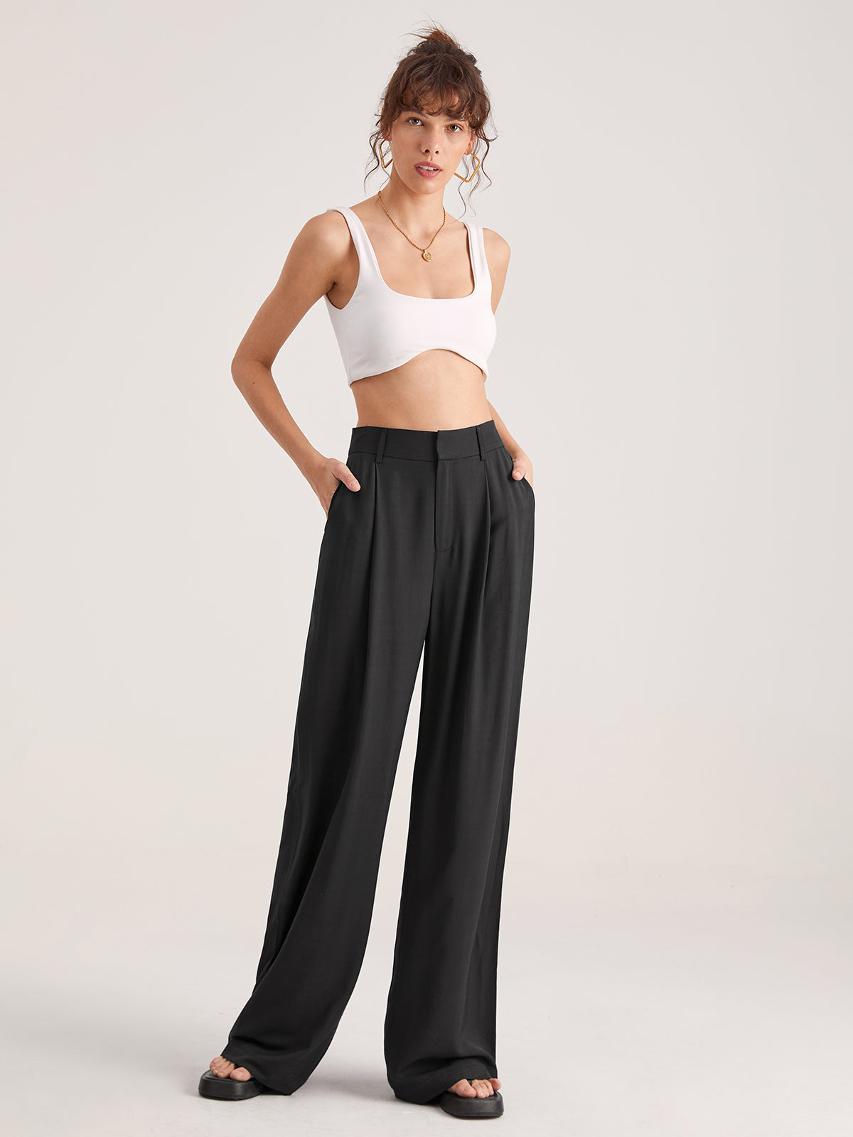 Milano luxury oversized trousers 