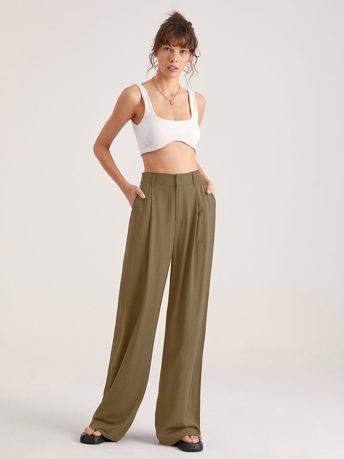 Milano luxury oversized trousers 