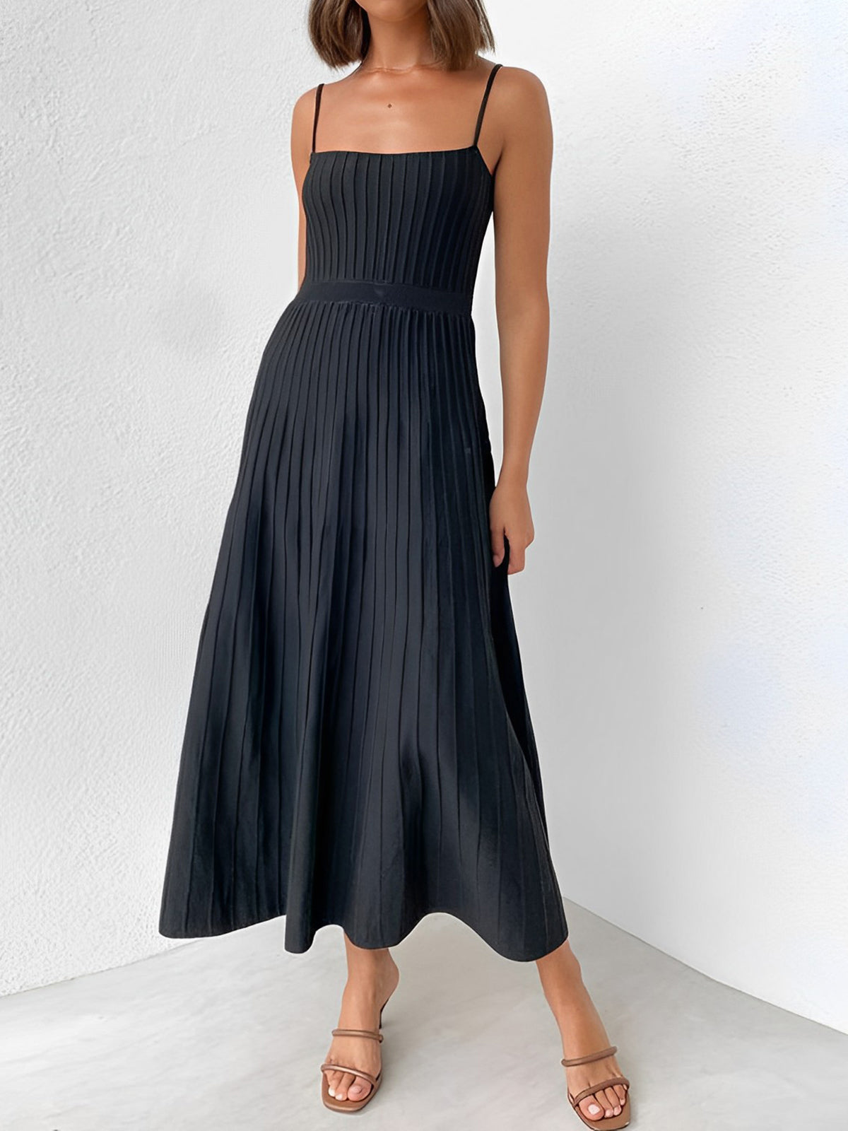 Eleganza ribbed midi dress 