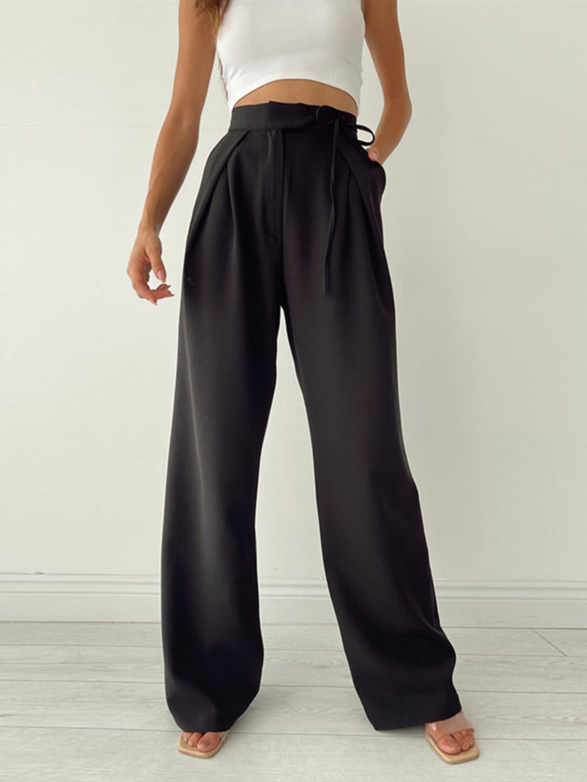Stylish palazzo luxe wide leg broek