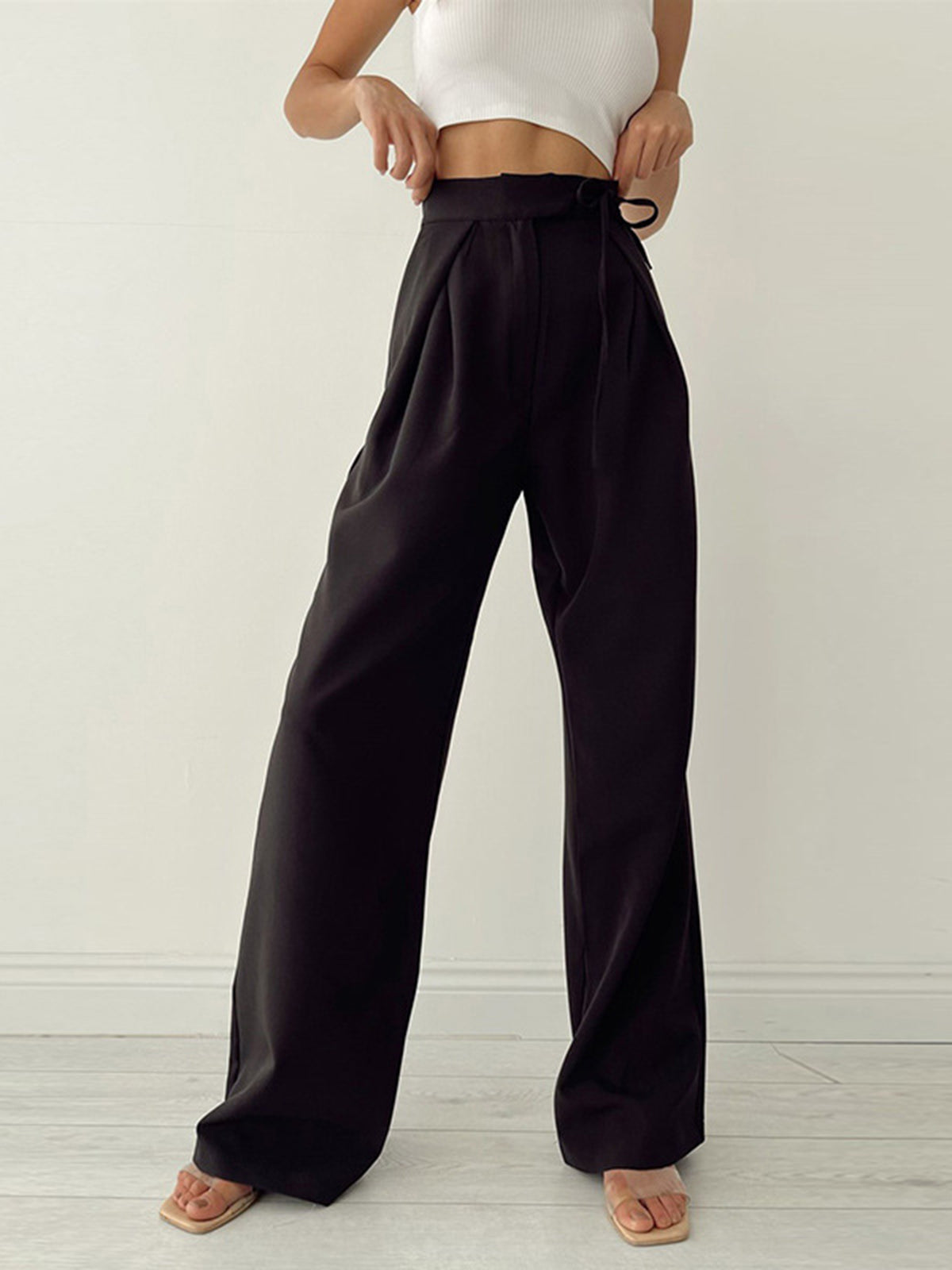 Stylish palazzo luxe wide leg broek
