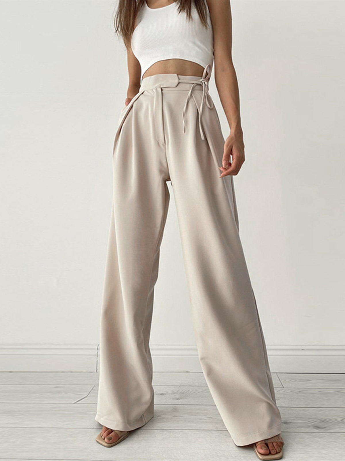 Stylish palazzo luxe wide leg broek