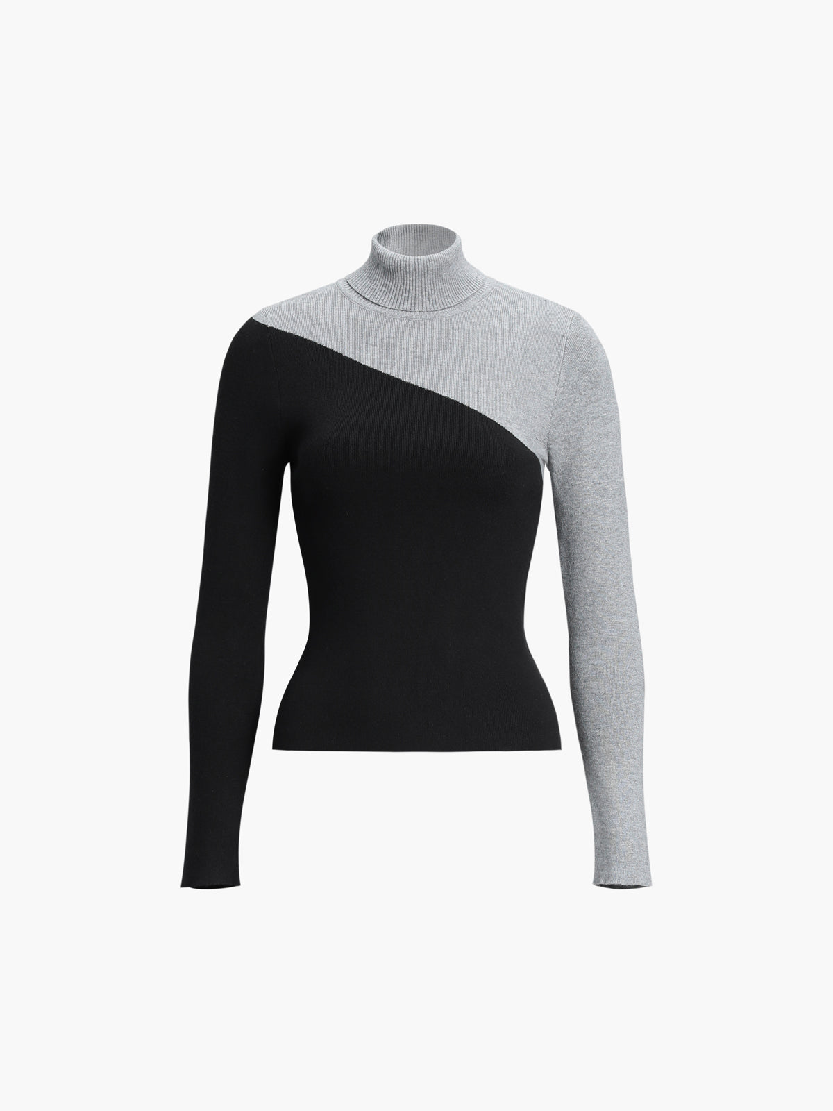Asymmetria knitted tops 