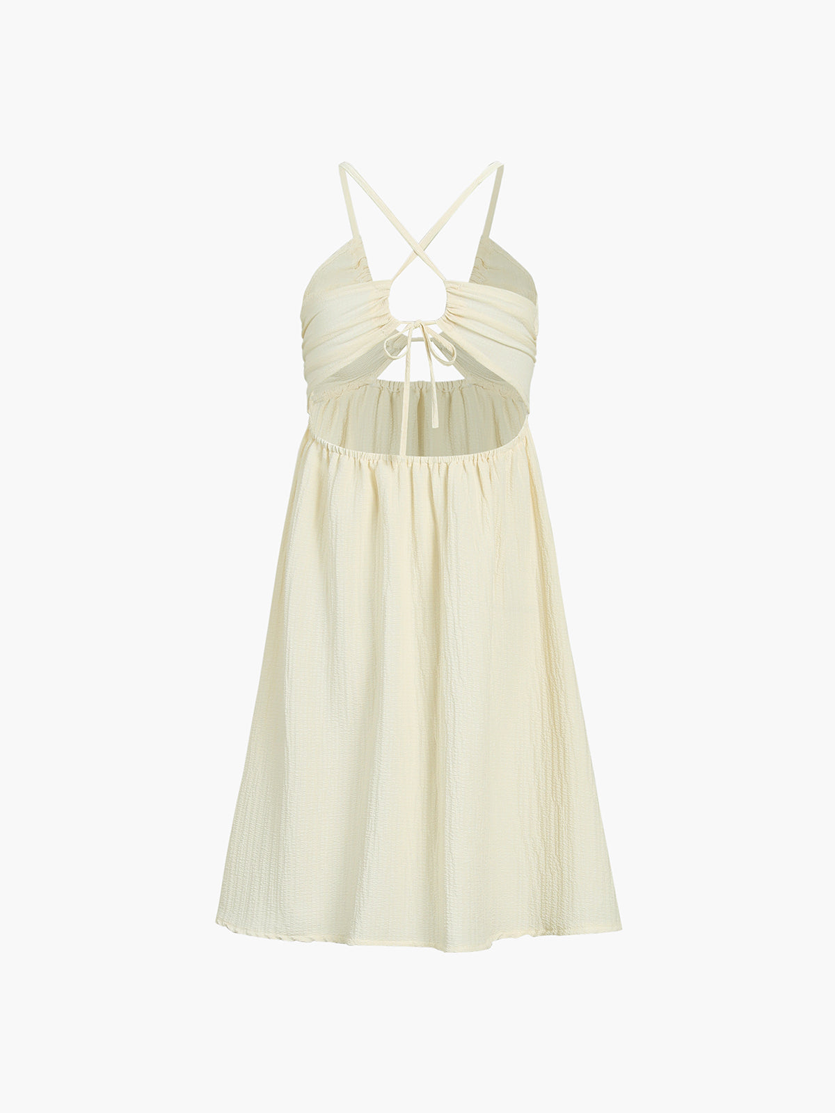 Eleganza verleidelijke rugloze midi jurk