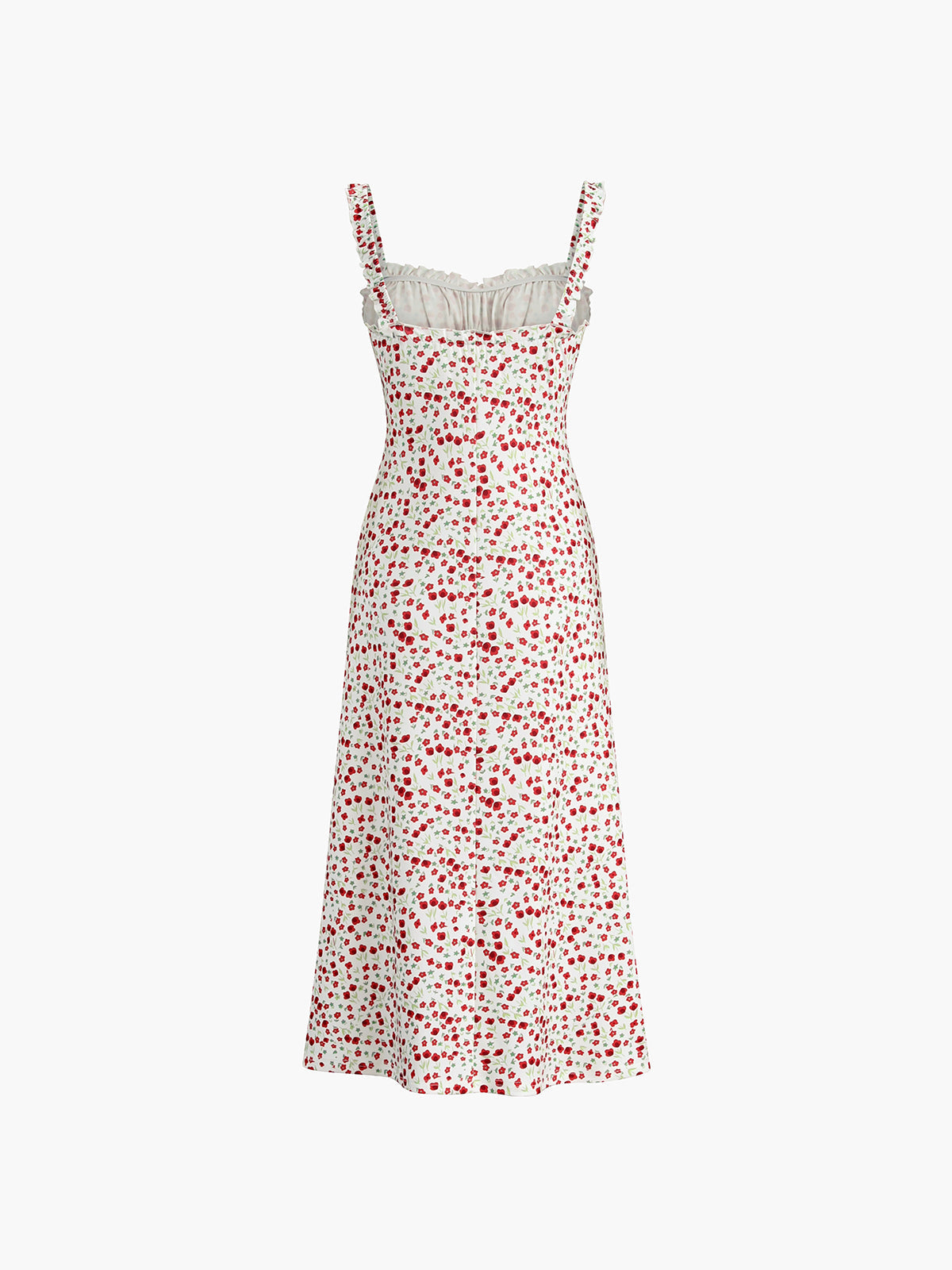 Bohemia elegante bloemen midi jurk