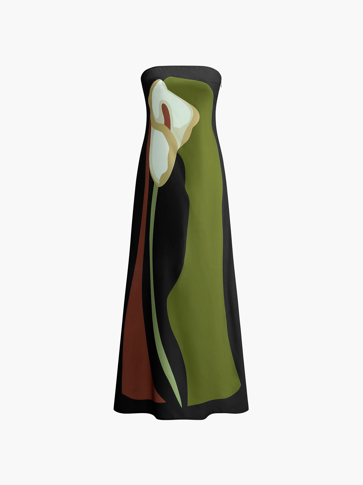 Flower Paradise maxi tube dress 