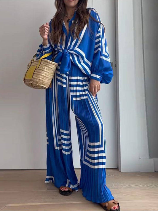 Riviera luxury oversized trouser set 