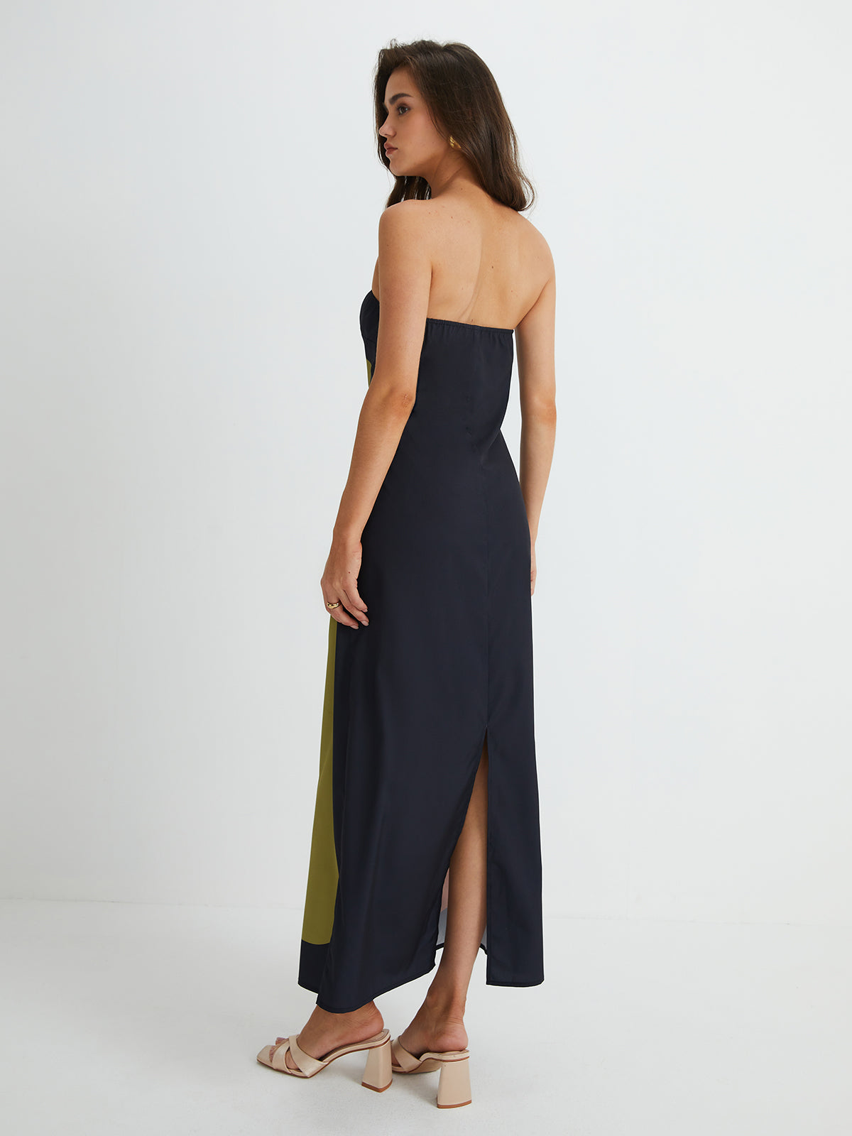 Flower Paradise maxi tube dress 