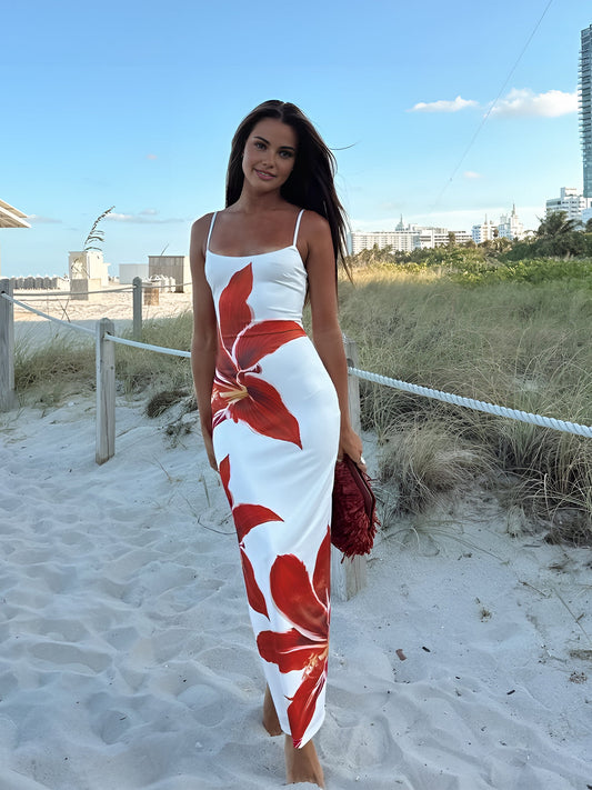 Ivory sunset jurk