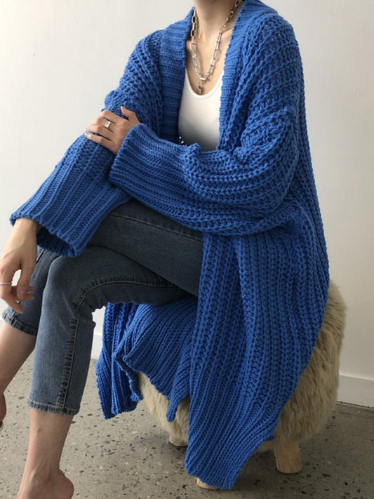 Luxurious comfort oversized knitted cardigan 