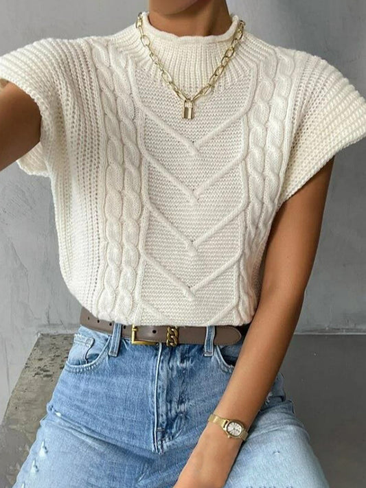 Stijlvolle mouwloze pullover